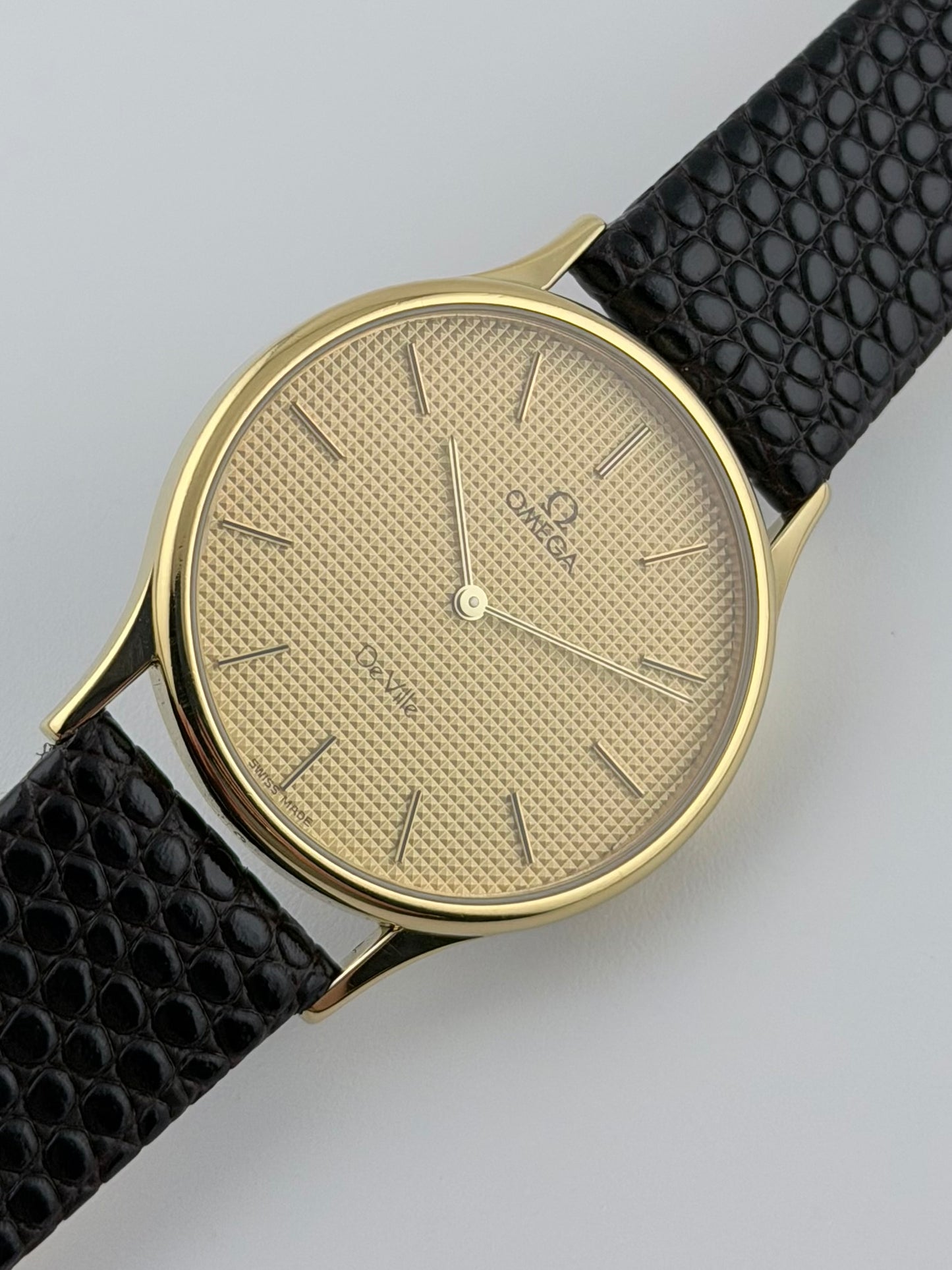 Omega De Ville Quartz 191.0130.1 - Hobnail Dial