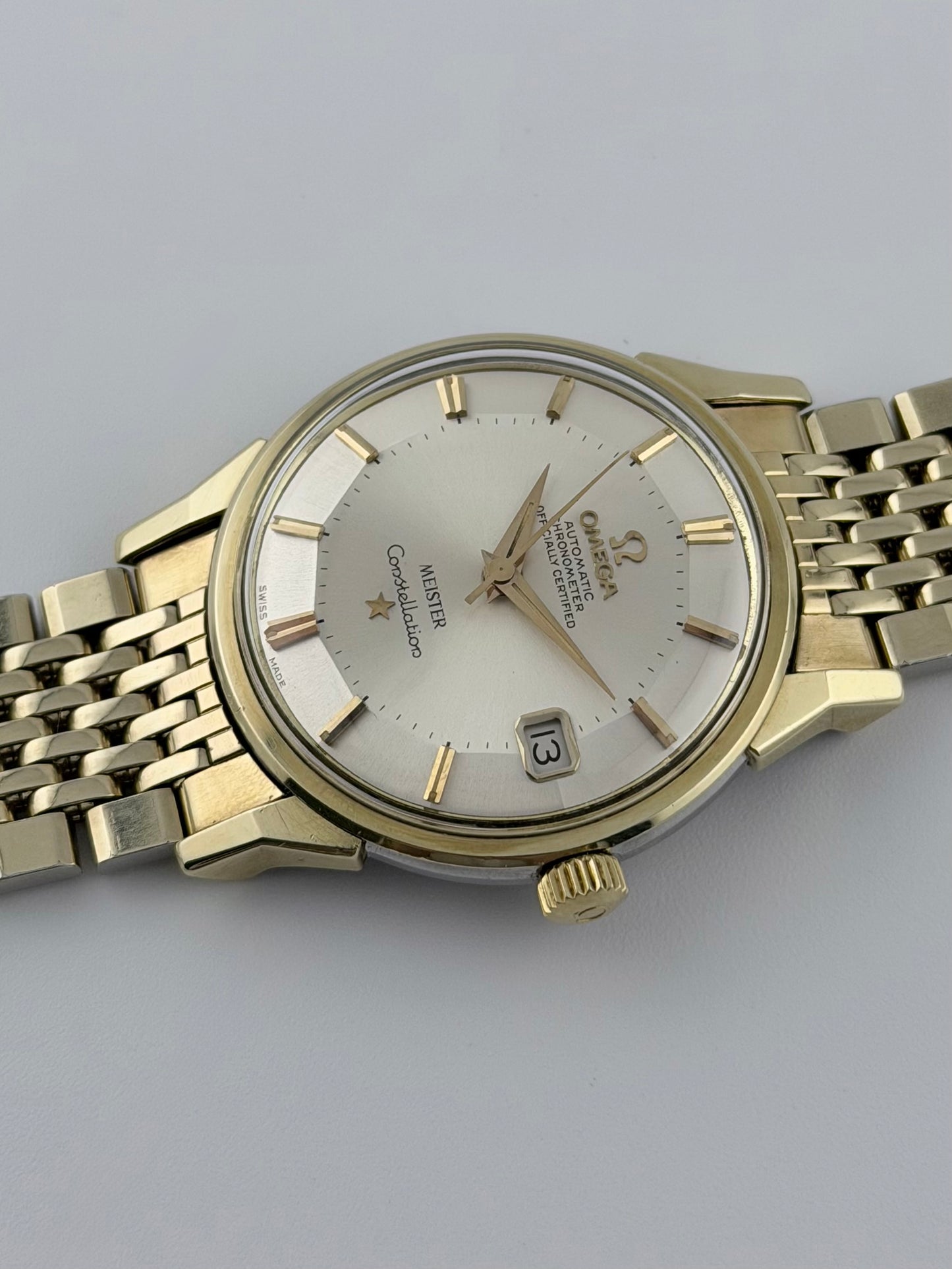 Omega Constellation Automatic Pie-Pan - Rare Double Signed - 168.005