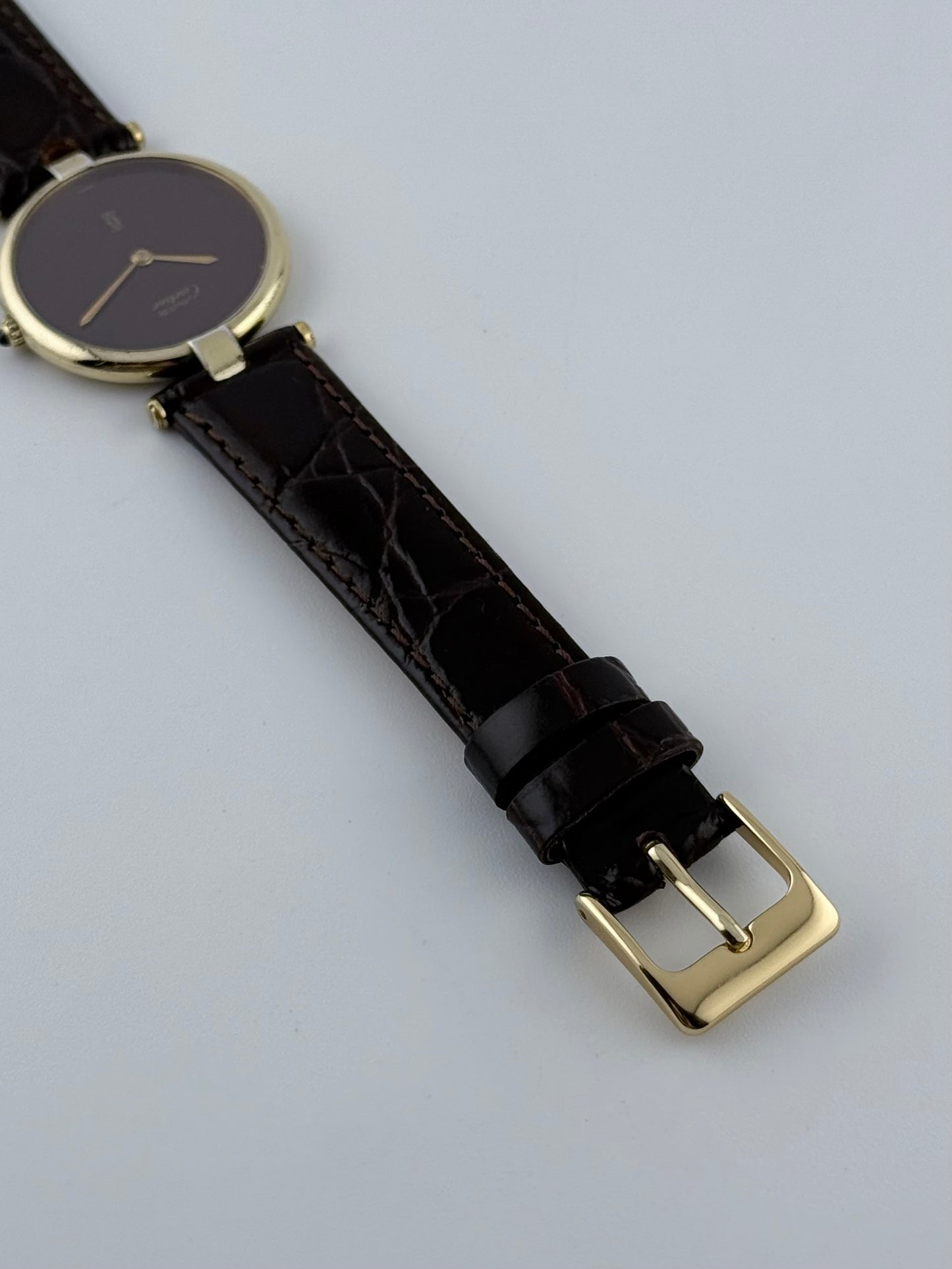 Cartier Must De Vendome Quartz - 17 - Burgundy Dial