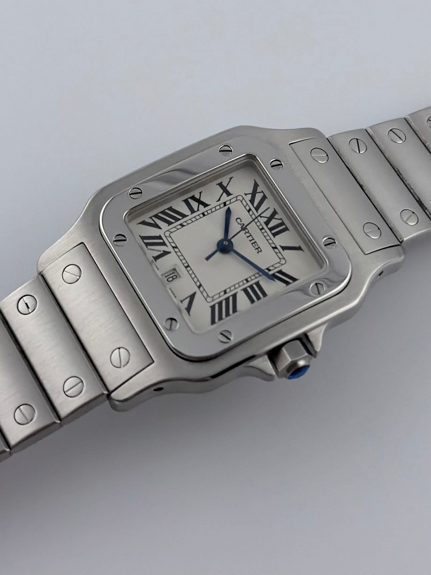 Cartier Santos Galbee Date - 1564 - Exceptional Condition