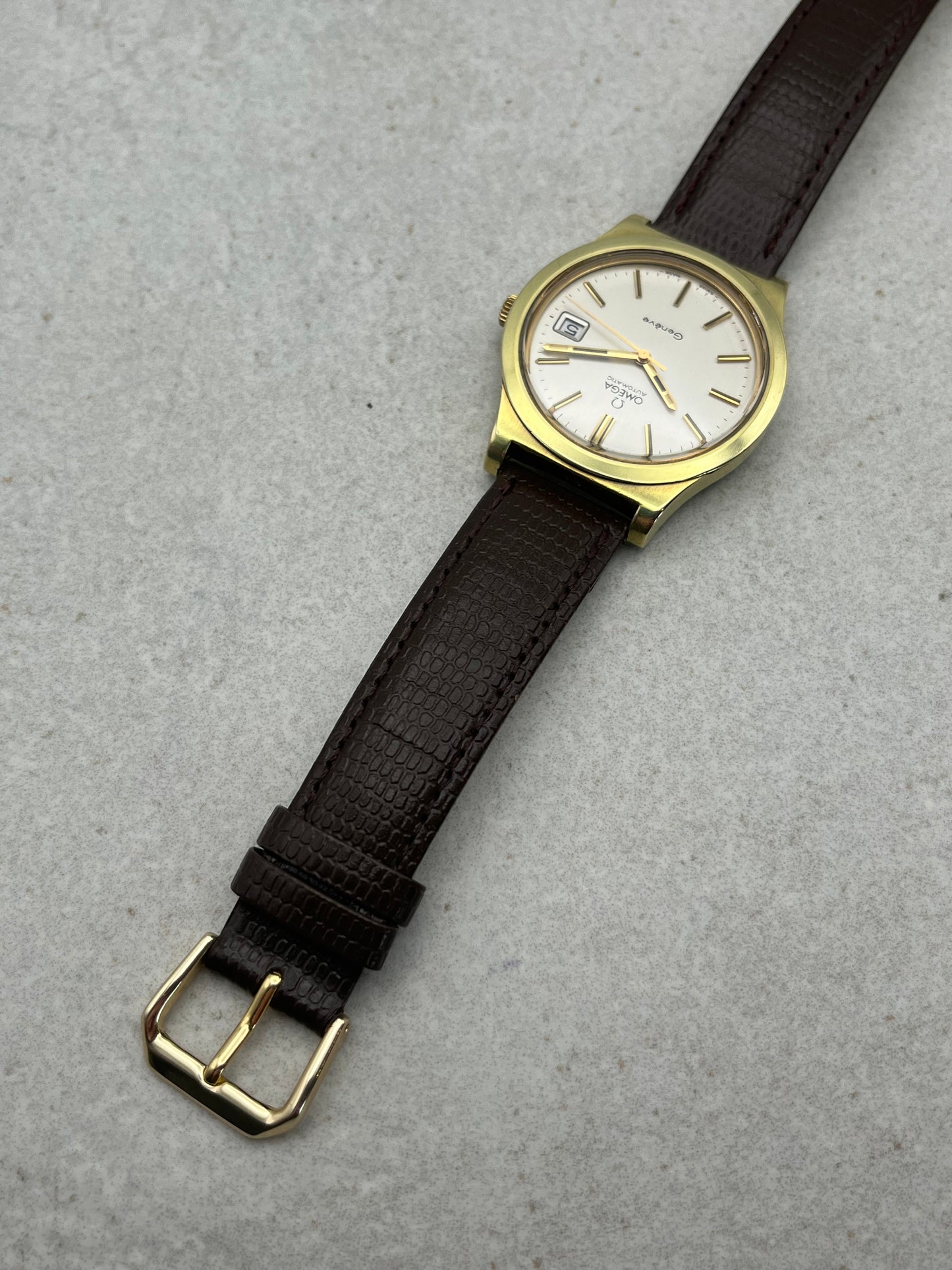 Omega Geneve Automatic Date 166.0168 - Box and Papers