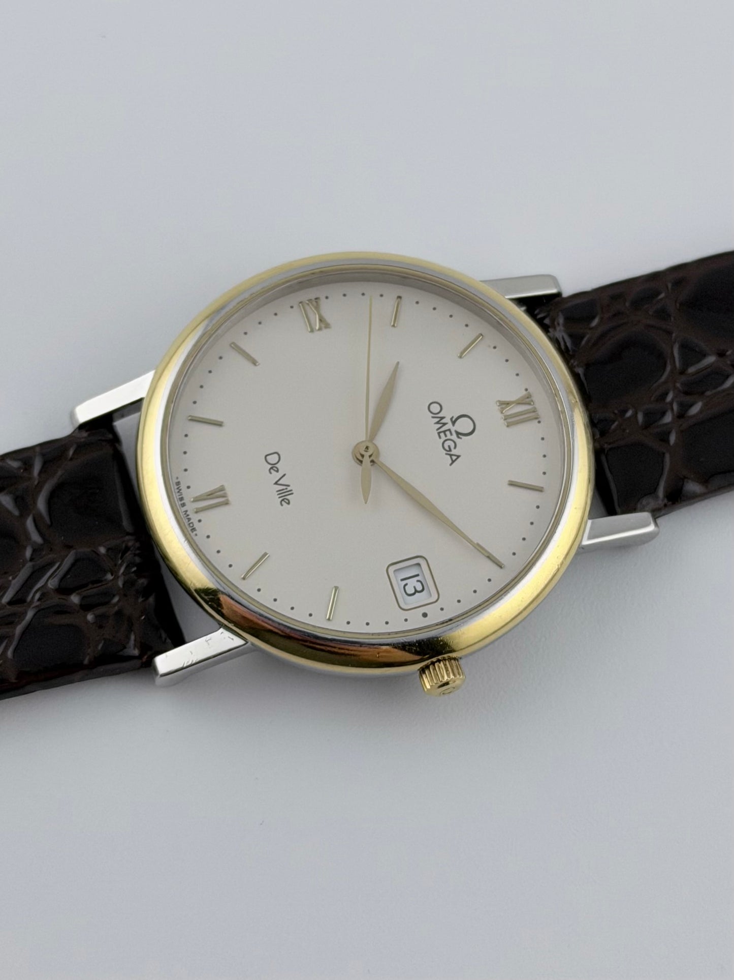 Omega De Ville Quartz - 18ct gold and steel - 196.2432