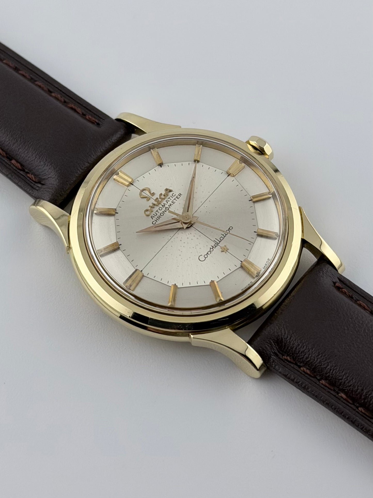 Omega Constellation Chronometer Automatic 18ct Gold - Pie Pan - Rare - 14381-82-SC