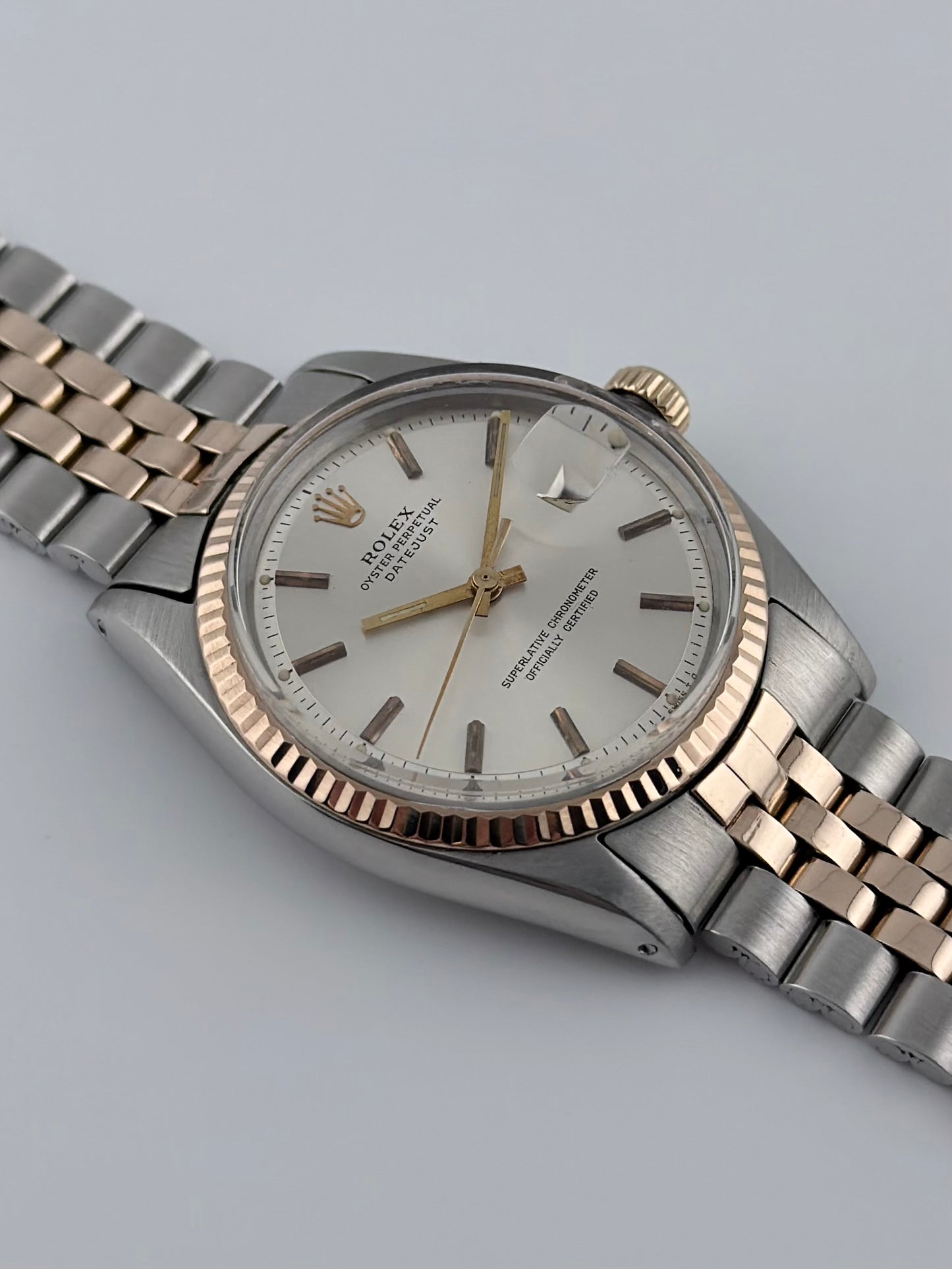 Rolex Datejust Oyster Perpetual - 1601 - Sigma Dial - 18k Rose Gold & Steel