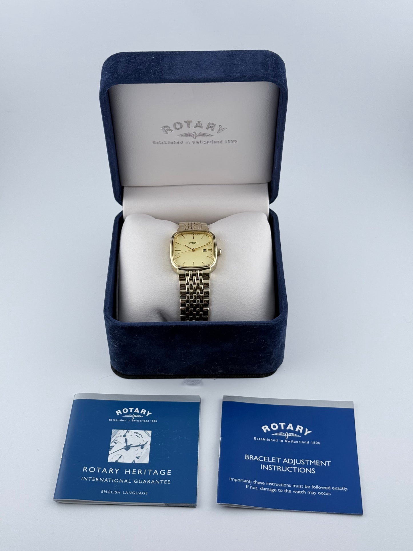 Rotary Tank Quartz Date - Box & Booklets