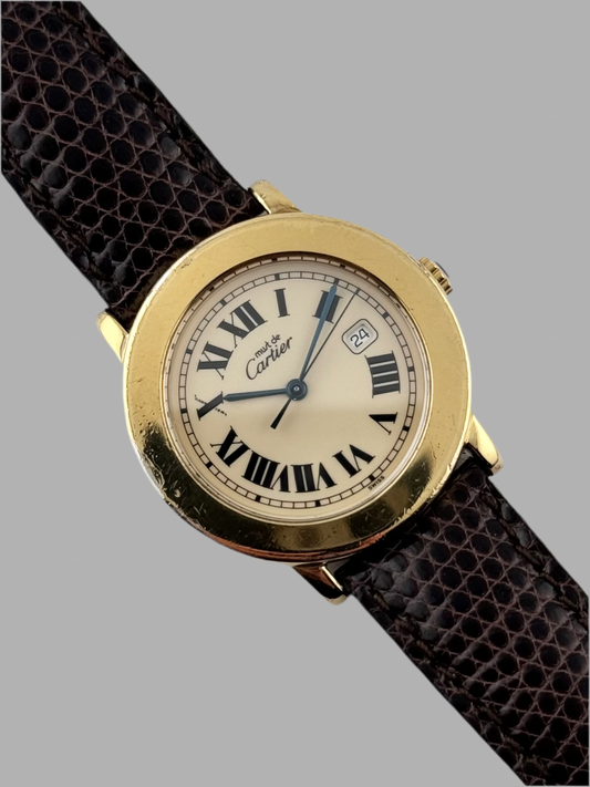 Cartier Must De Quartz Ronde 1800-1