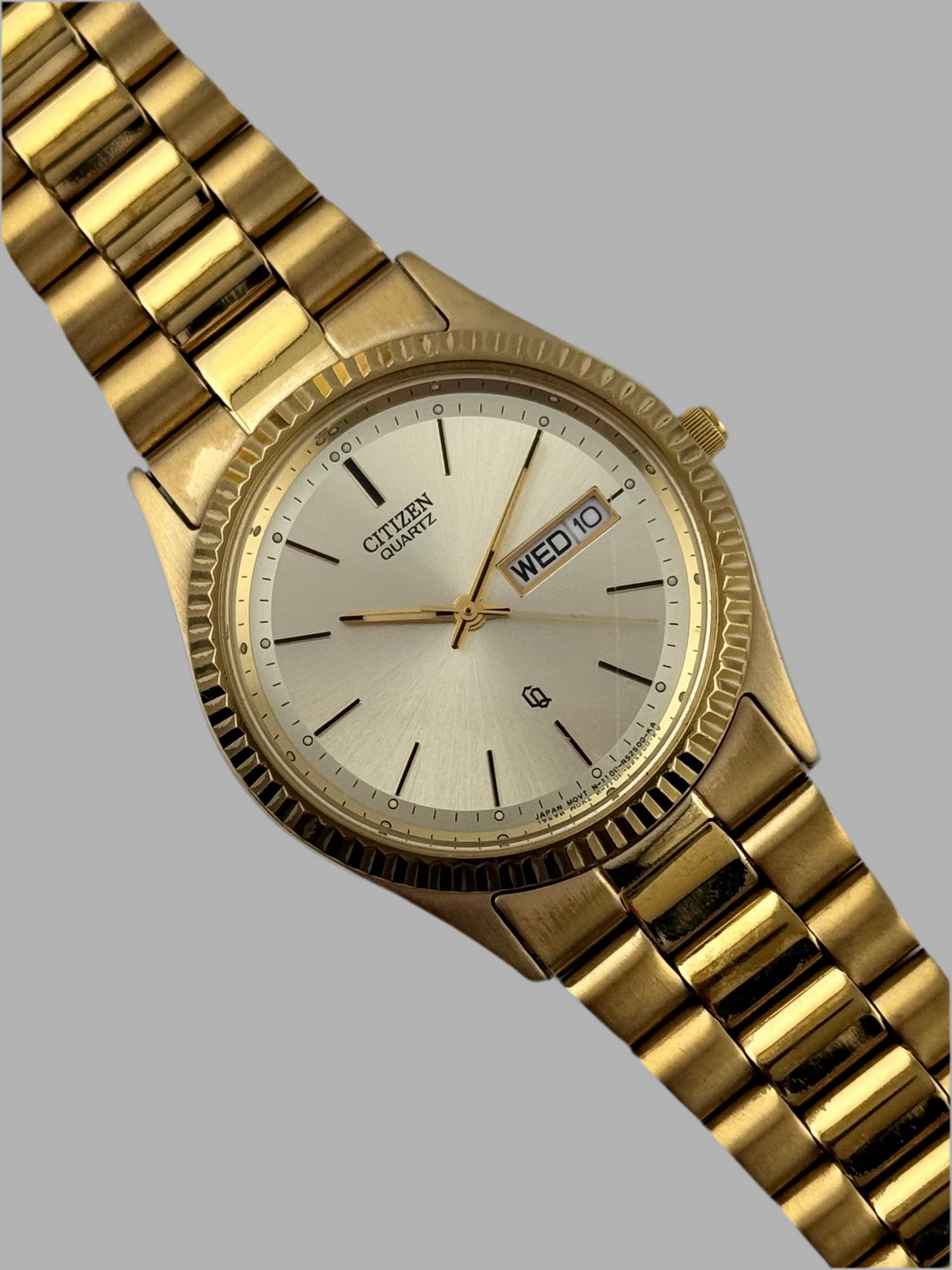 Citizen CQ Quartz Day-Date Sunburst Dial