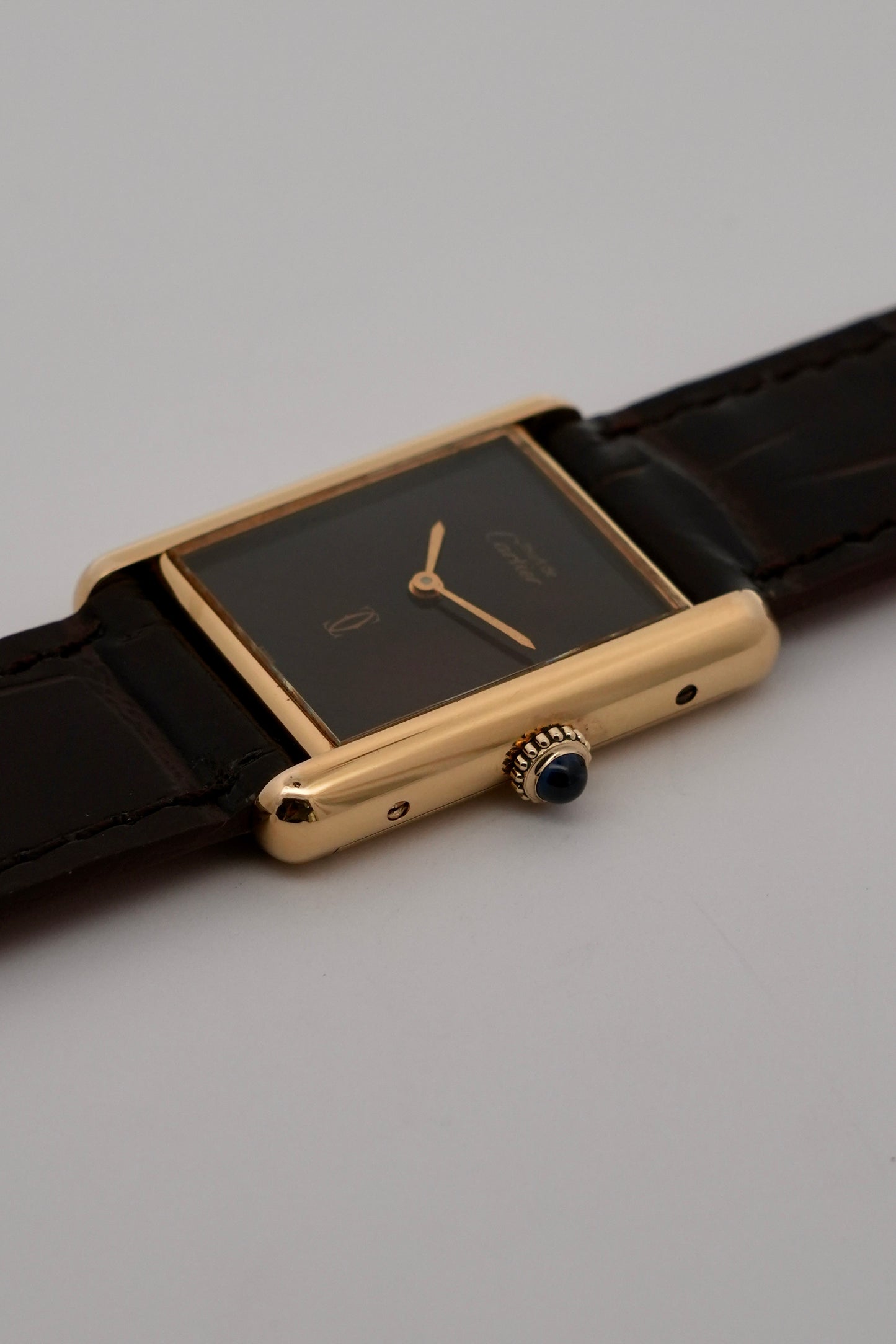 Cartier Must De Paris Tank Quartz - 6 - Wood Effect Dial - fantastic condition with Box