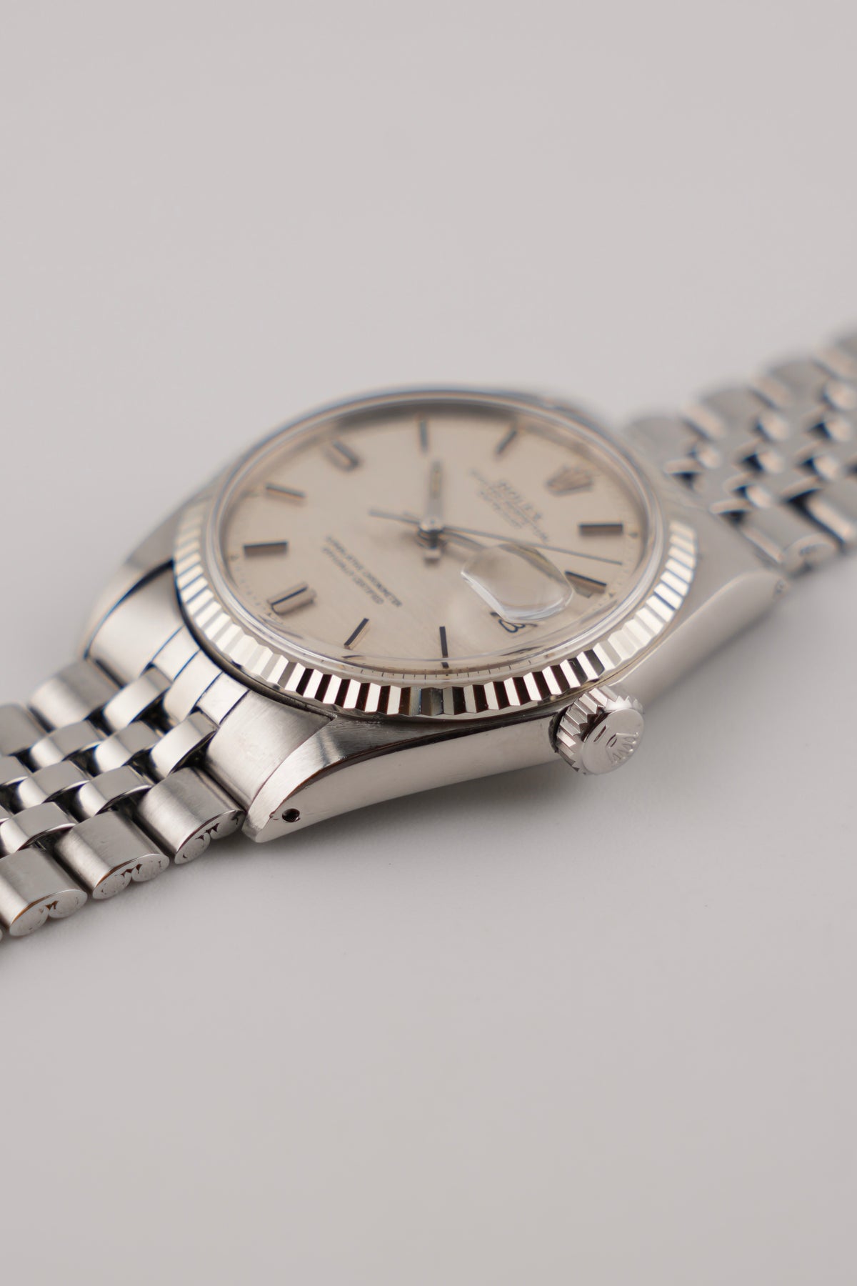 Rolex Datejust Oyster Perpetual Automatic - 1601 - Linen Dial - 18ct white gold bezel