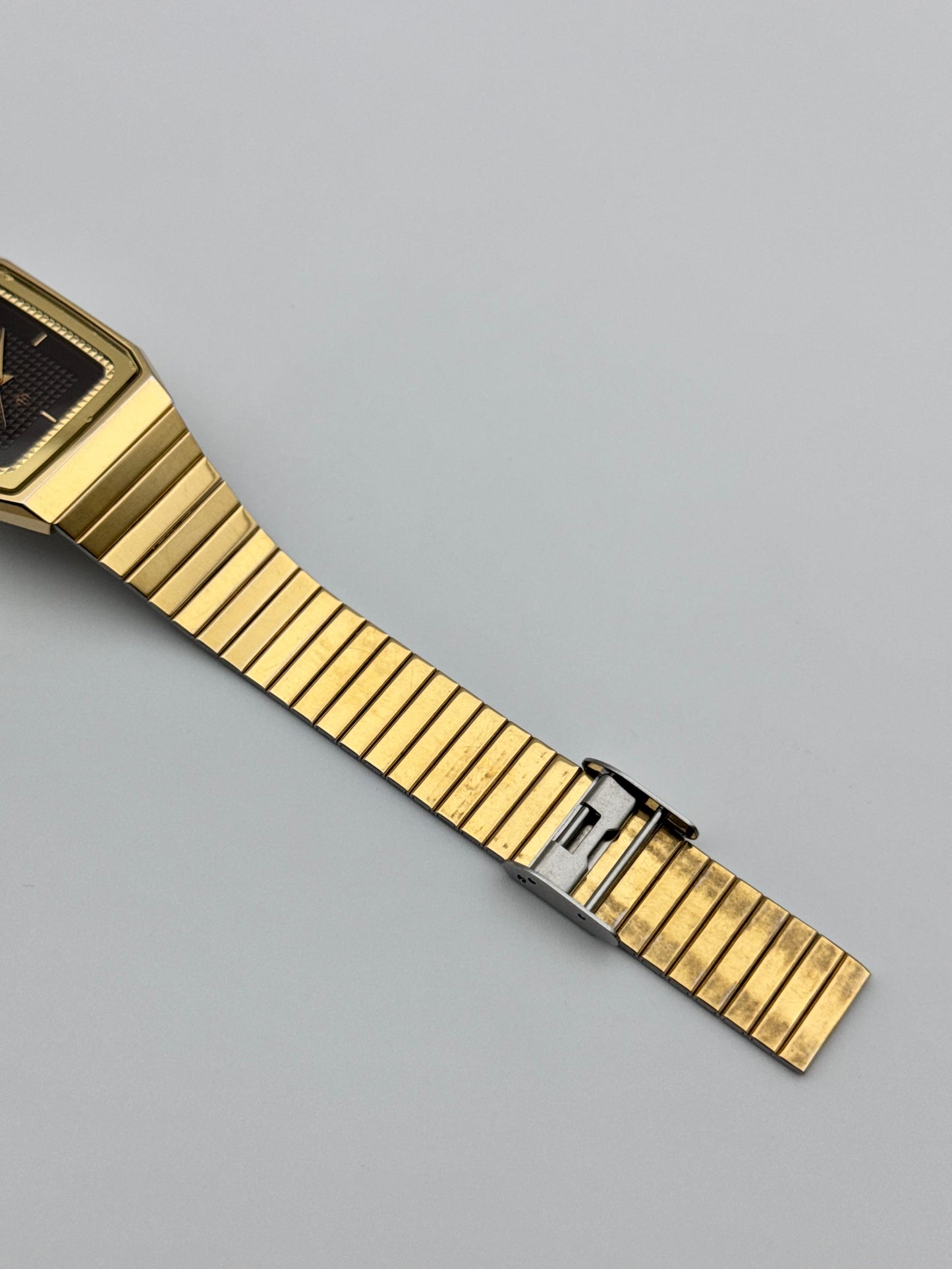 Orient Tank Date Quartz - Rare Textured Dial