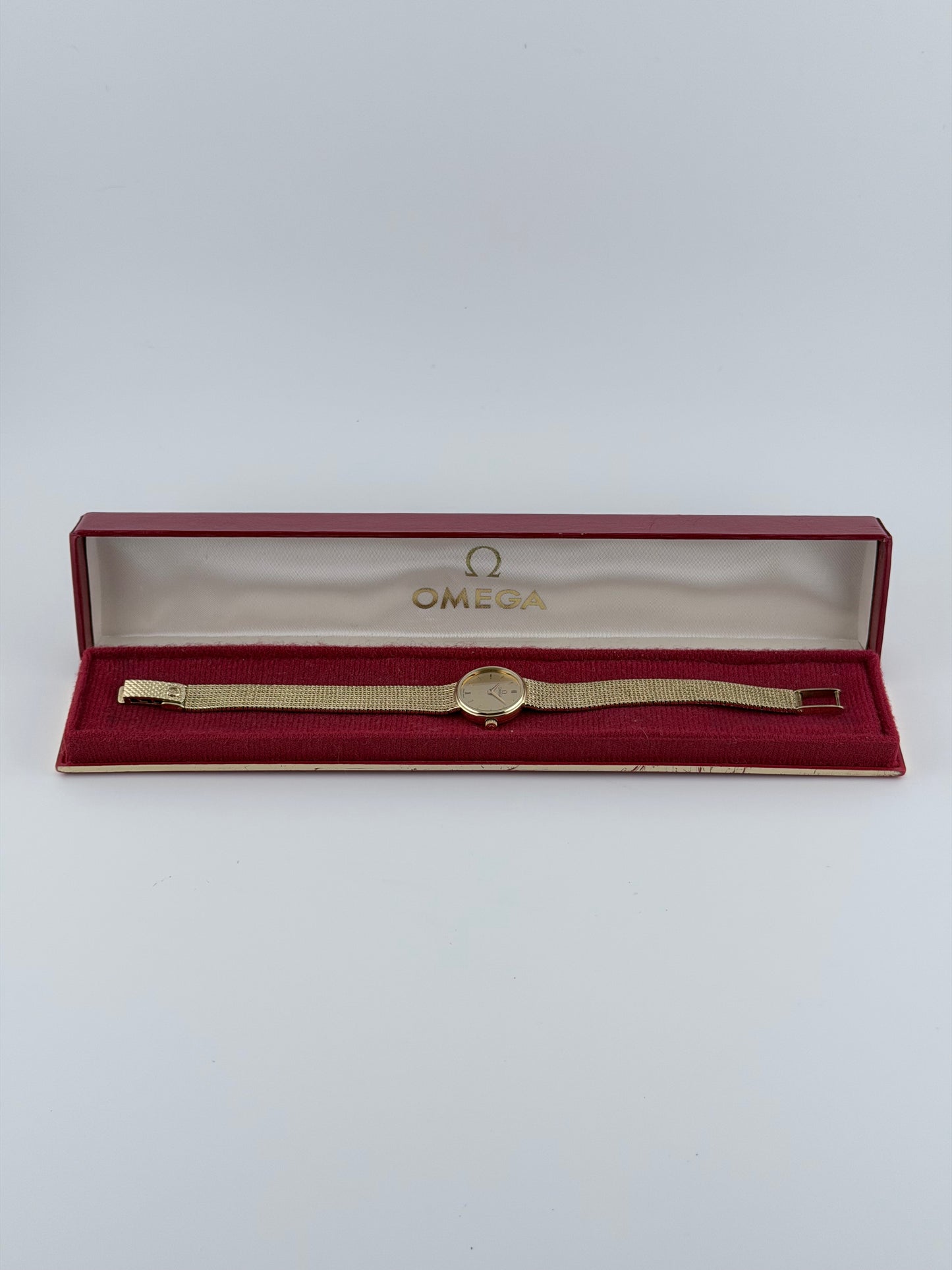 Omega Ladies Quartz 791.758.JE - RARE British Market Model - 9ct Gold - original Box
