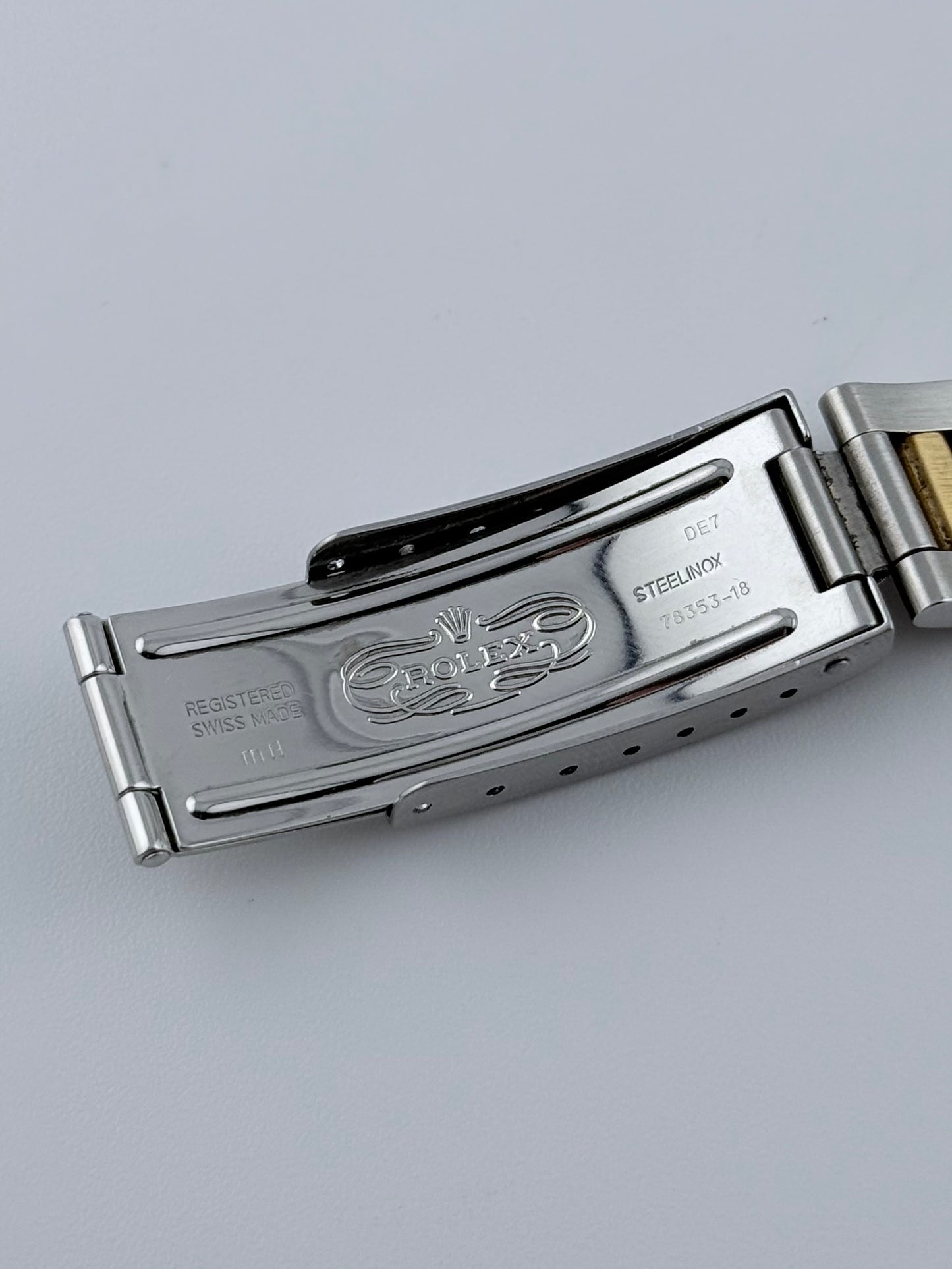Rolex Oyster Perpetual Date - Two-Tone - 15233 - Box and Papers