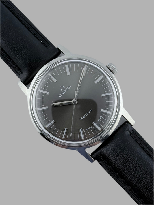 Omega Geneve Manual Wind 135.070 - Rare Slate Grey Dial