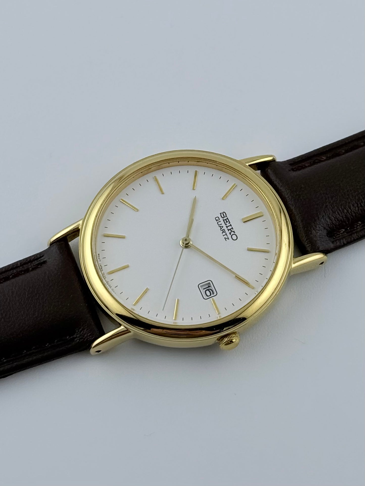 Seiko Quartz Date Dress Watch - 7N22-8A00