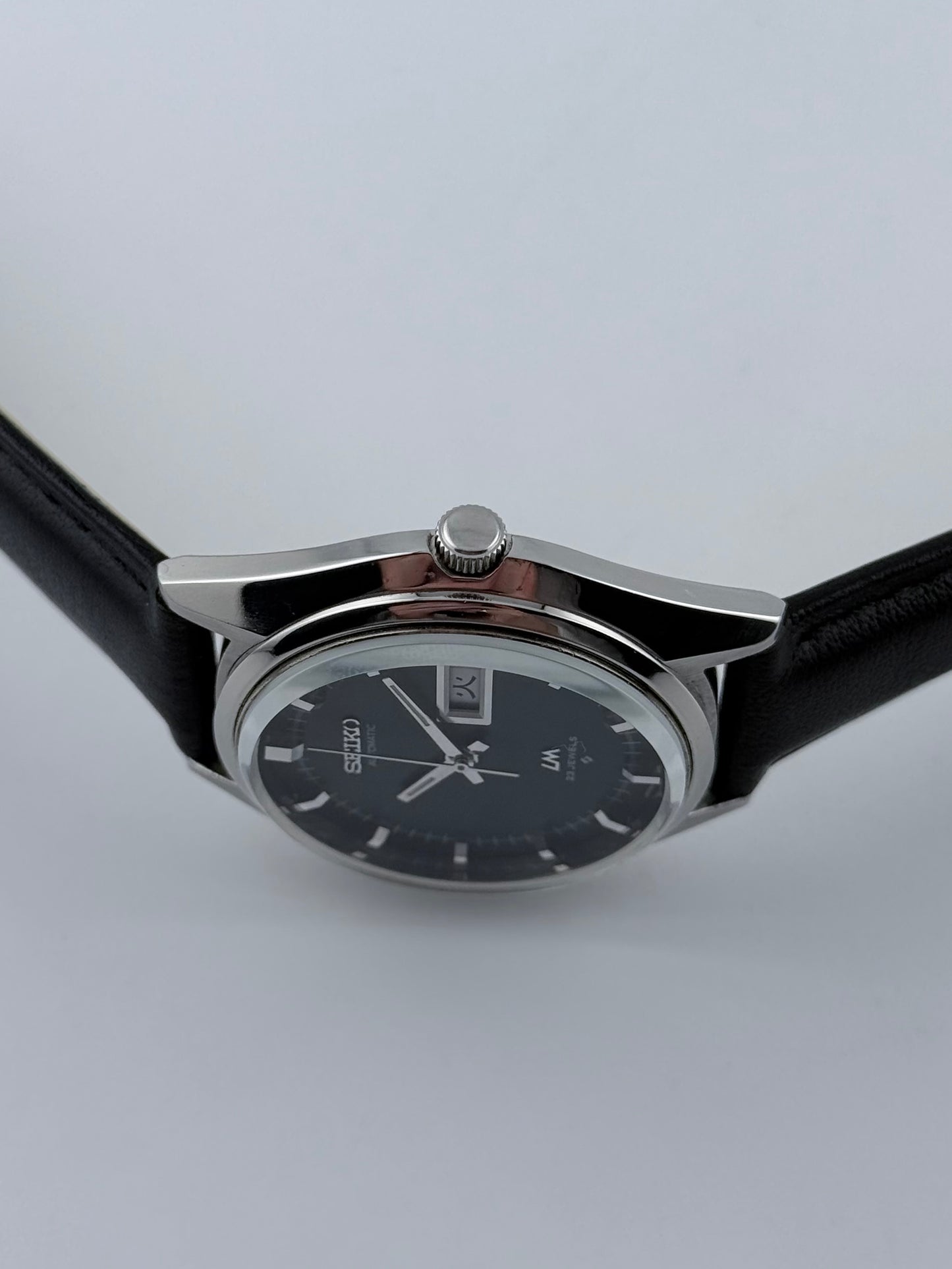 Seiko Automatic 23Jewels JDM 5606-7190 - Green Sunburst Dial