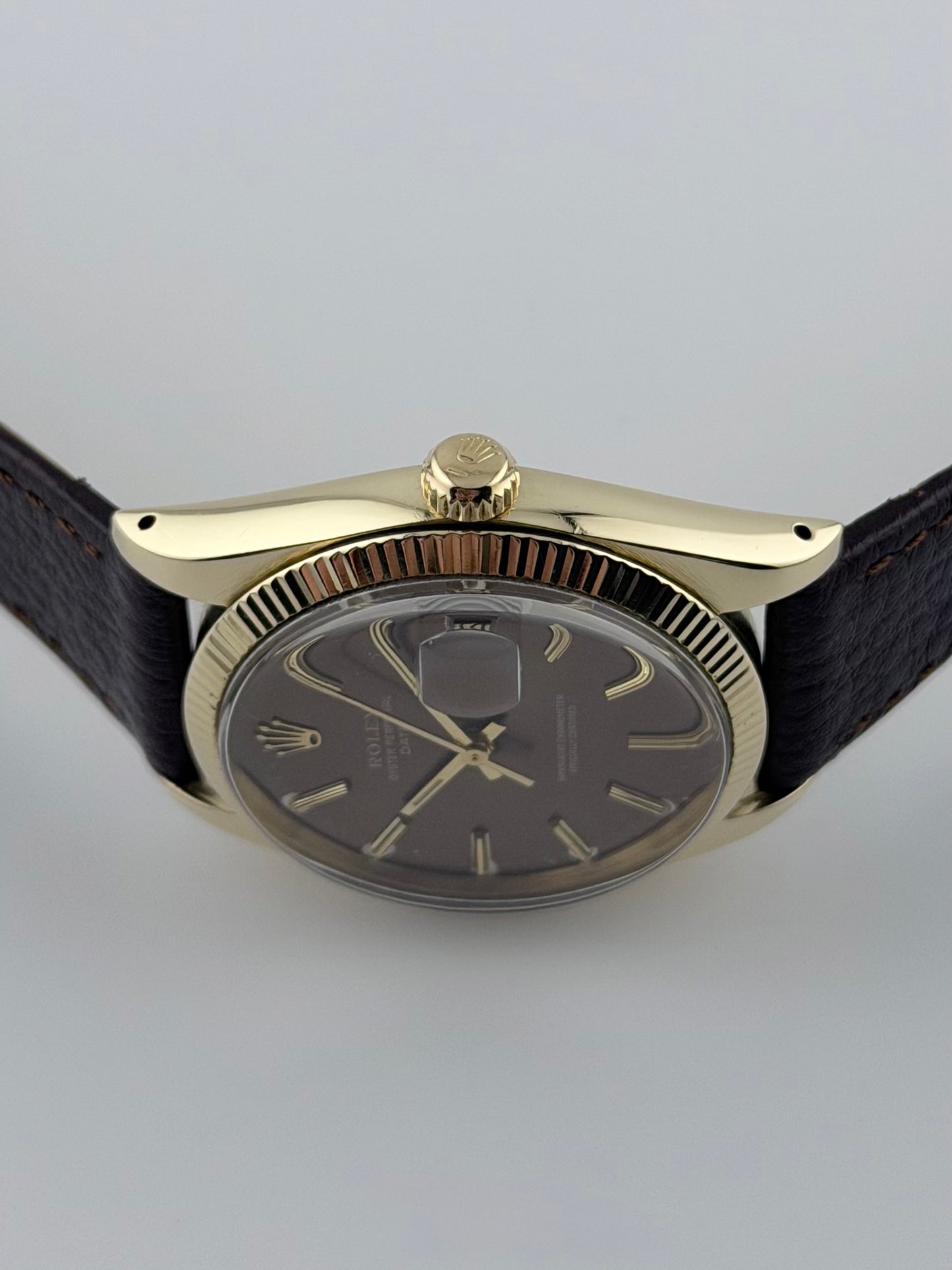 Rolex Oyster Perpetual Date Automatic - 1503 - Ultra Rare Havana Dial - Solid 14ct Gold