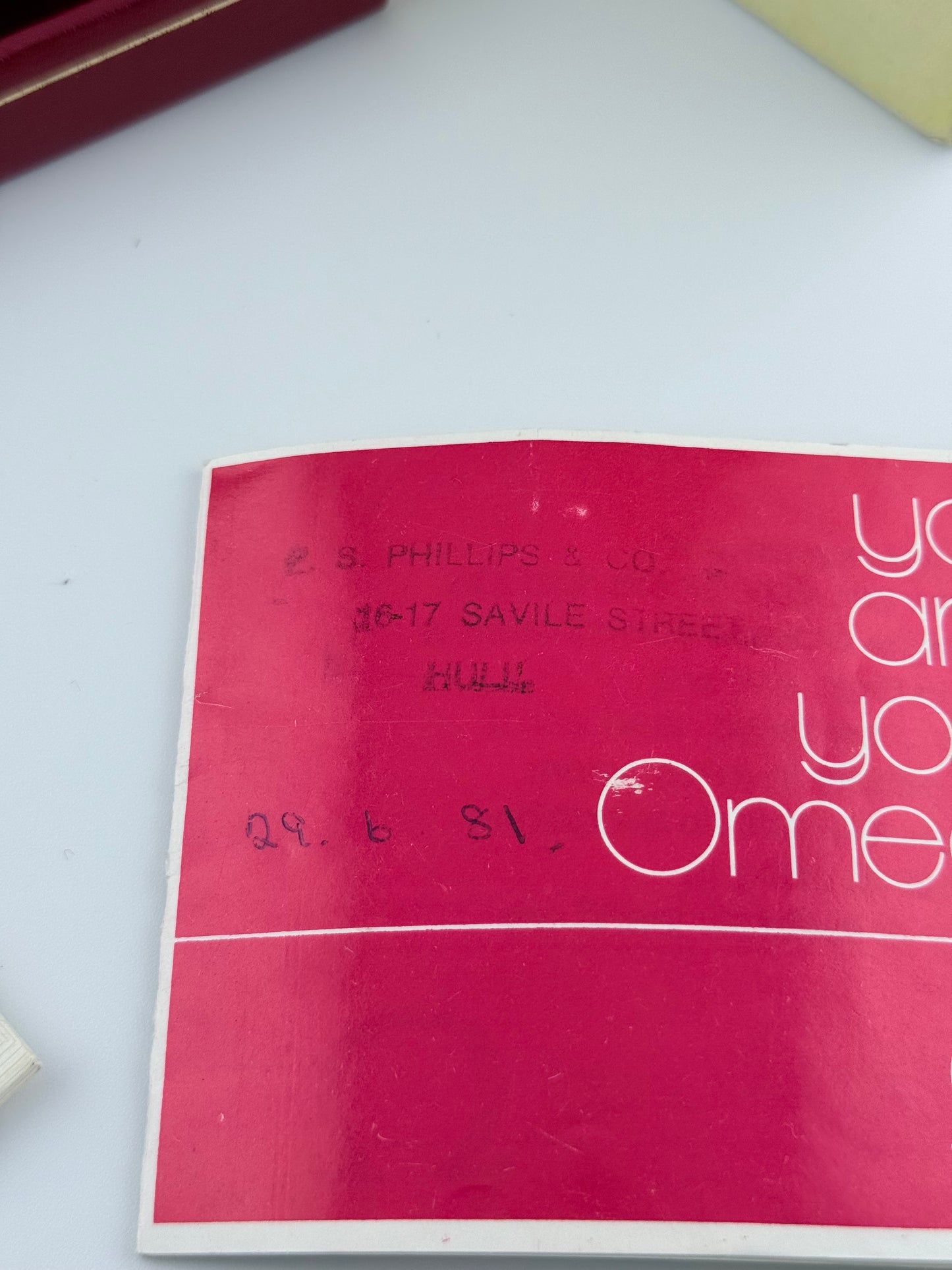 Omega Geneve Automatic Date TV Dial - 166.0191 - FULL SET!