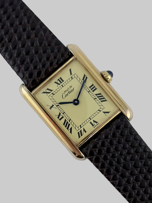Cartier Must De Paris Tank Quartz - 590005 - Ivory Dial