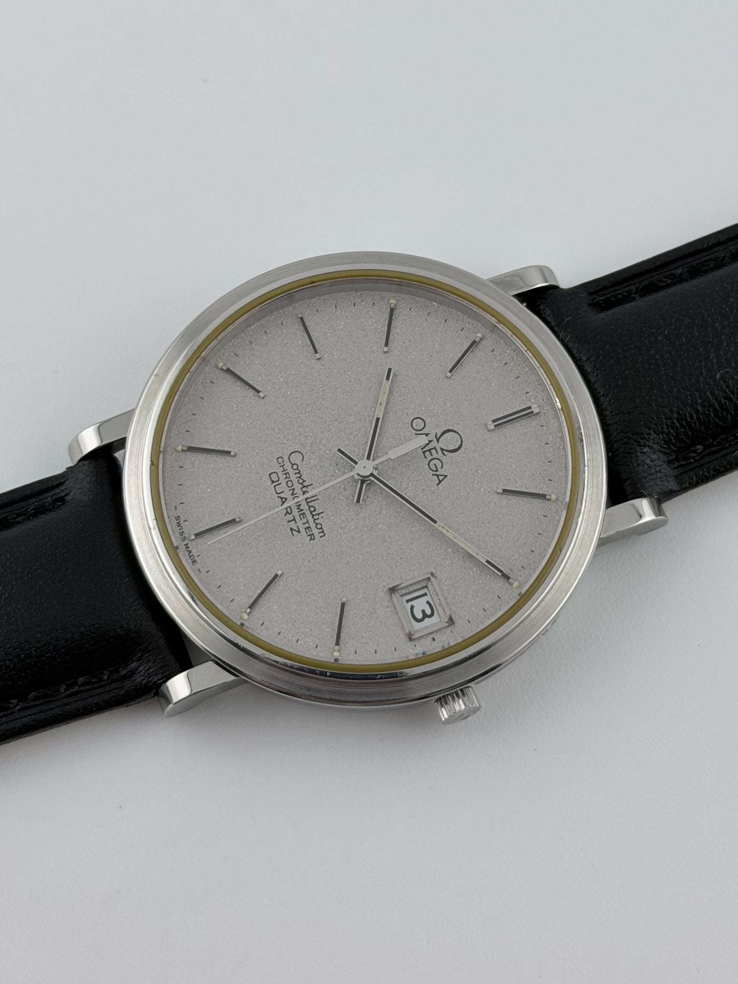 Omega Constellation Chronometer Quartz Date - 198.0126 - Stardust Dial