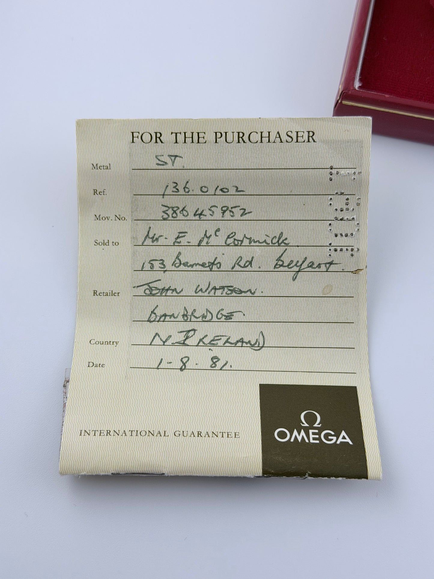 Omega Geneve Manual Wind - 136.0102 - Original Bracelet - Box and Papers!