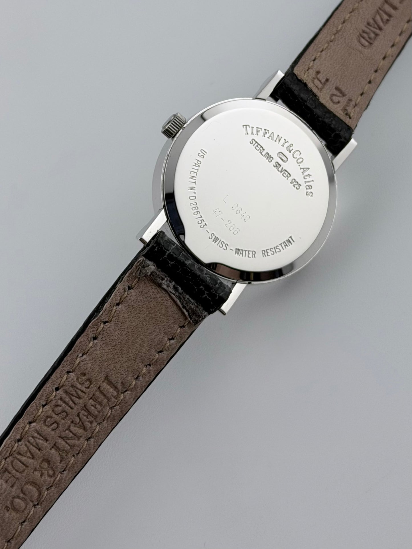 Tiffany & Co. Atlas L0640 - Ladies - Sterling Silver - Original Strap and Box