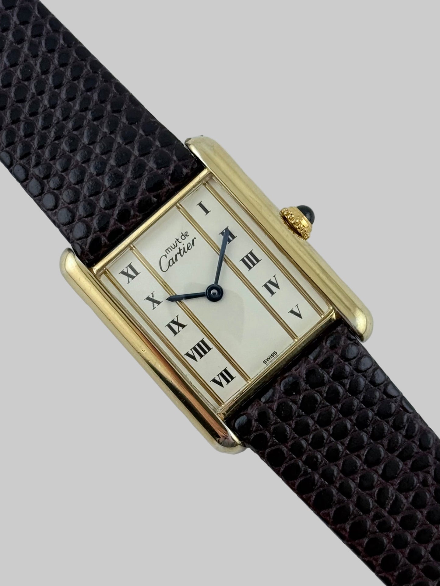Cartier Must De Tank Quartz - 590005 - Art Deco Dial - Original Box