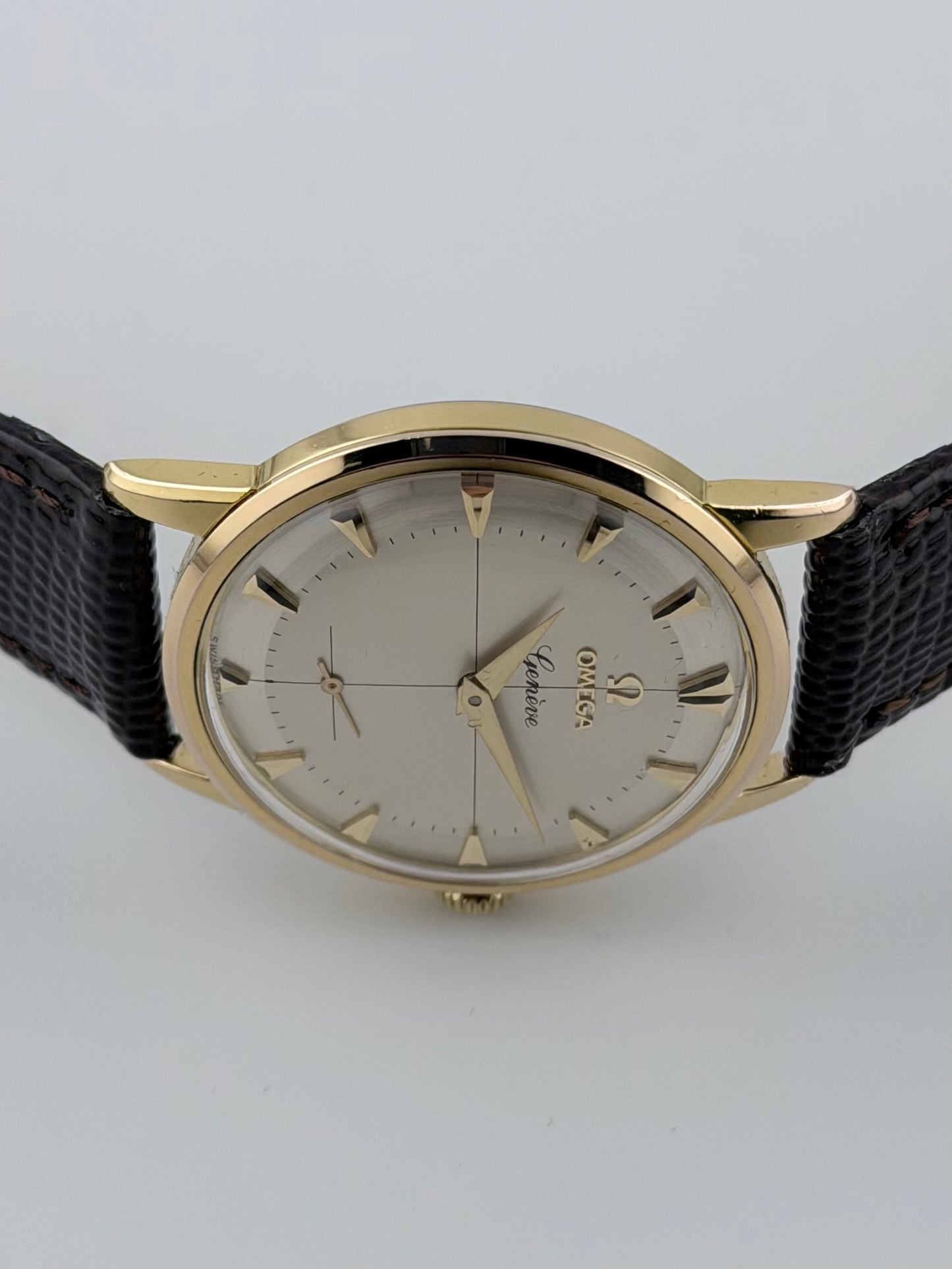Omega Geneve Manual Wind BK2903.1 - Pie-Pan with Cross Hair Sub-dial