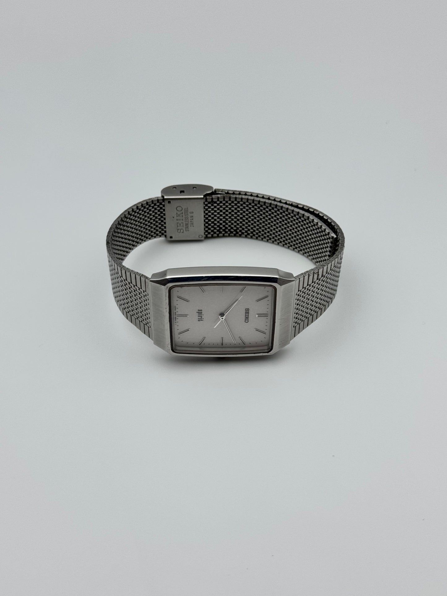 Seiko Spirit Tank Quartz Jdm Frosted Dial - 5E31-5A70