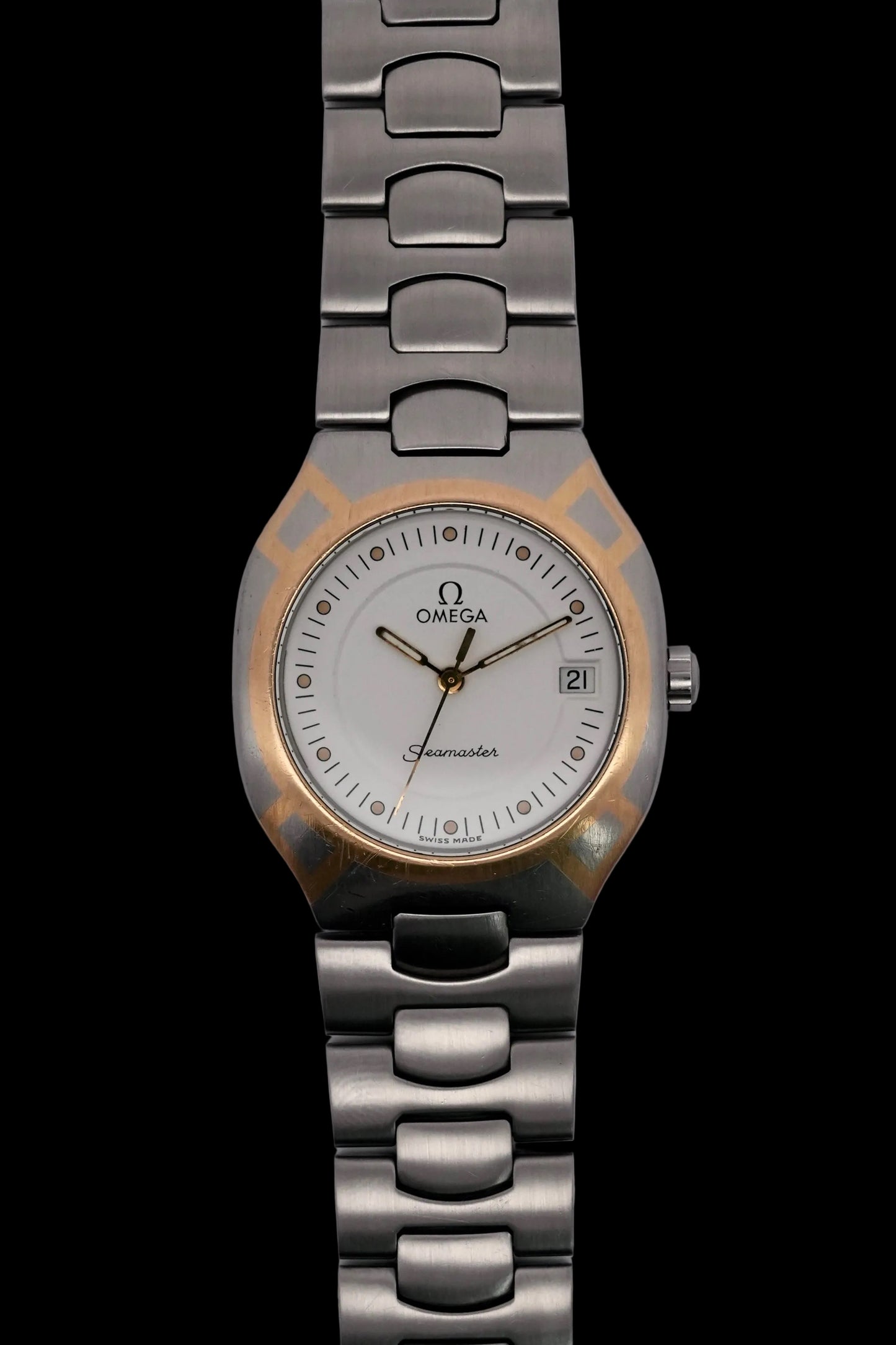 Omega Seamaster Polaris - Quartz - 396.1222 - 18ct Gold & Steel