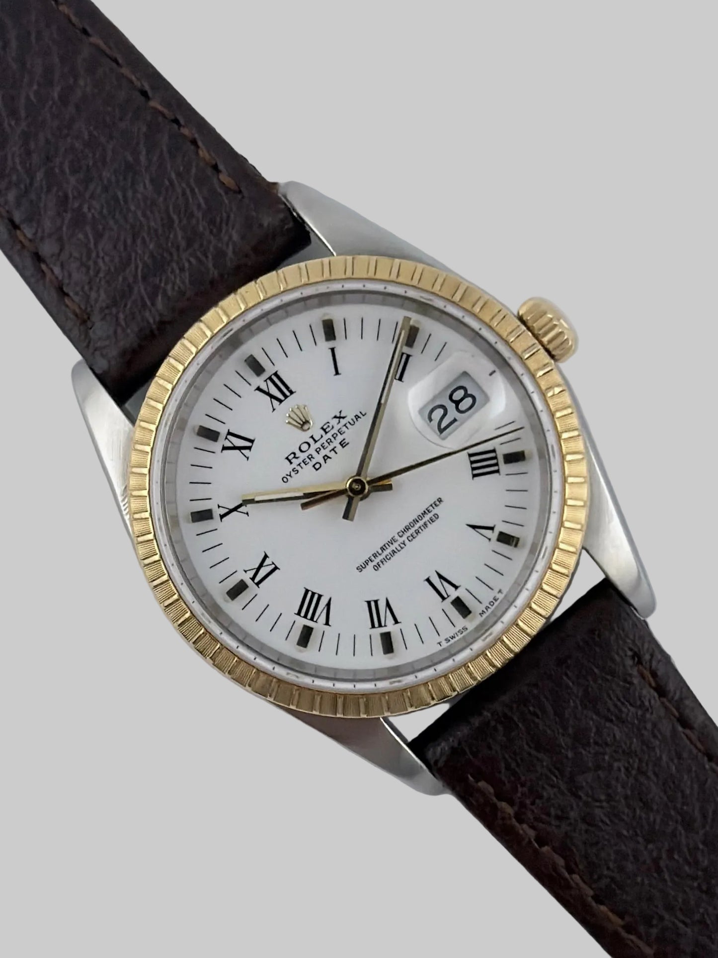 Rolex Oyster Perpetual Date - Two-Tone - 15233 - Rare Buckley Dial