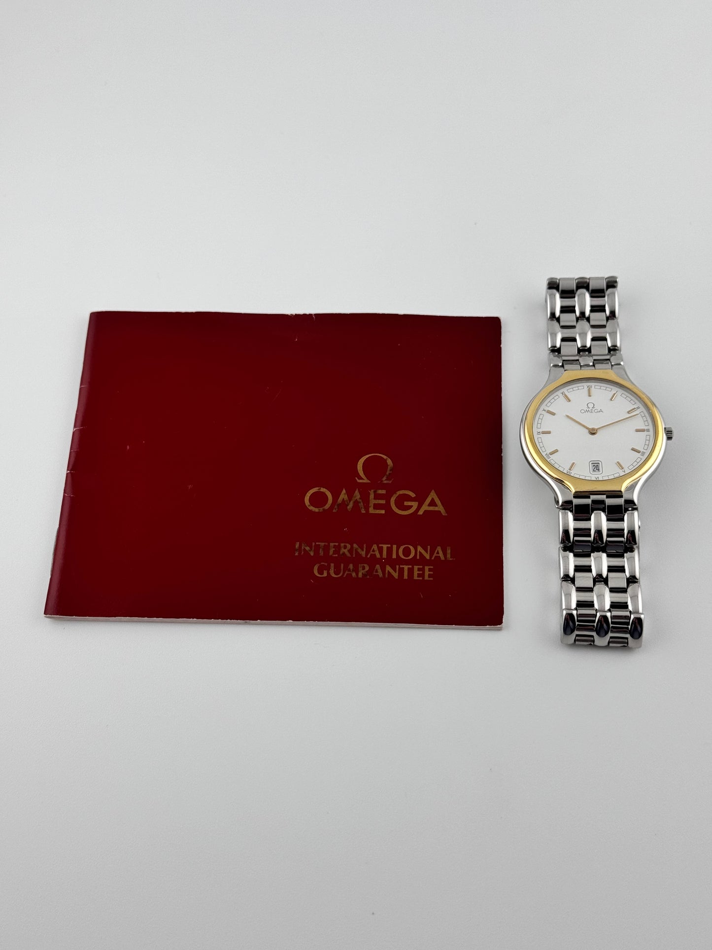 Omega De Ville Quartz Date 396.1016 with Papers