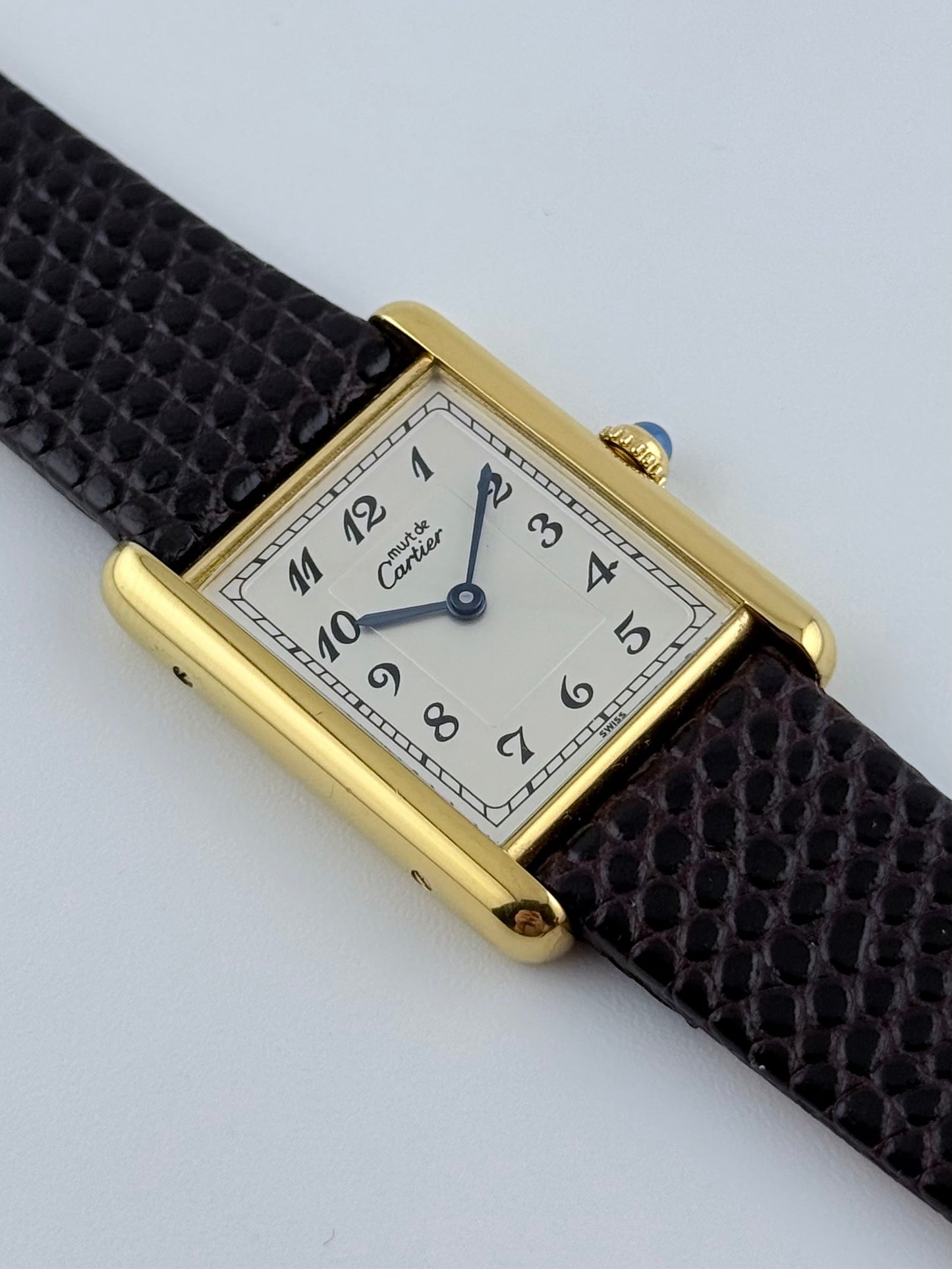 Cartier Vermeil Must De Paris Tank Quartz - 590005 - FULL SET!