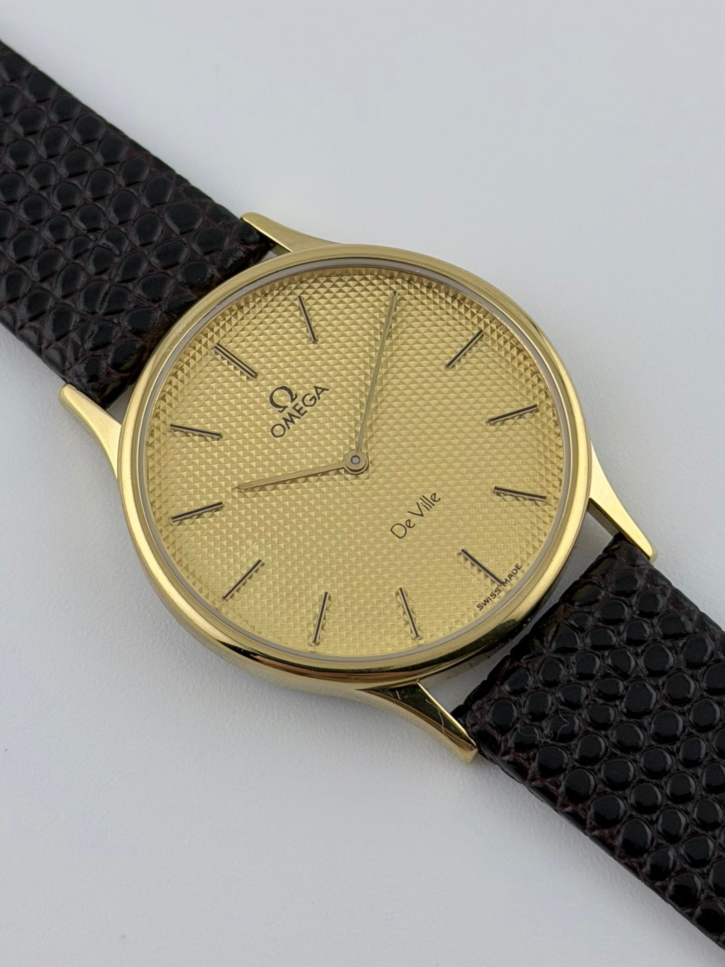 Omega De Ville Quartz 191.0130.1 - Hobnail Dial