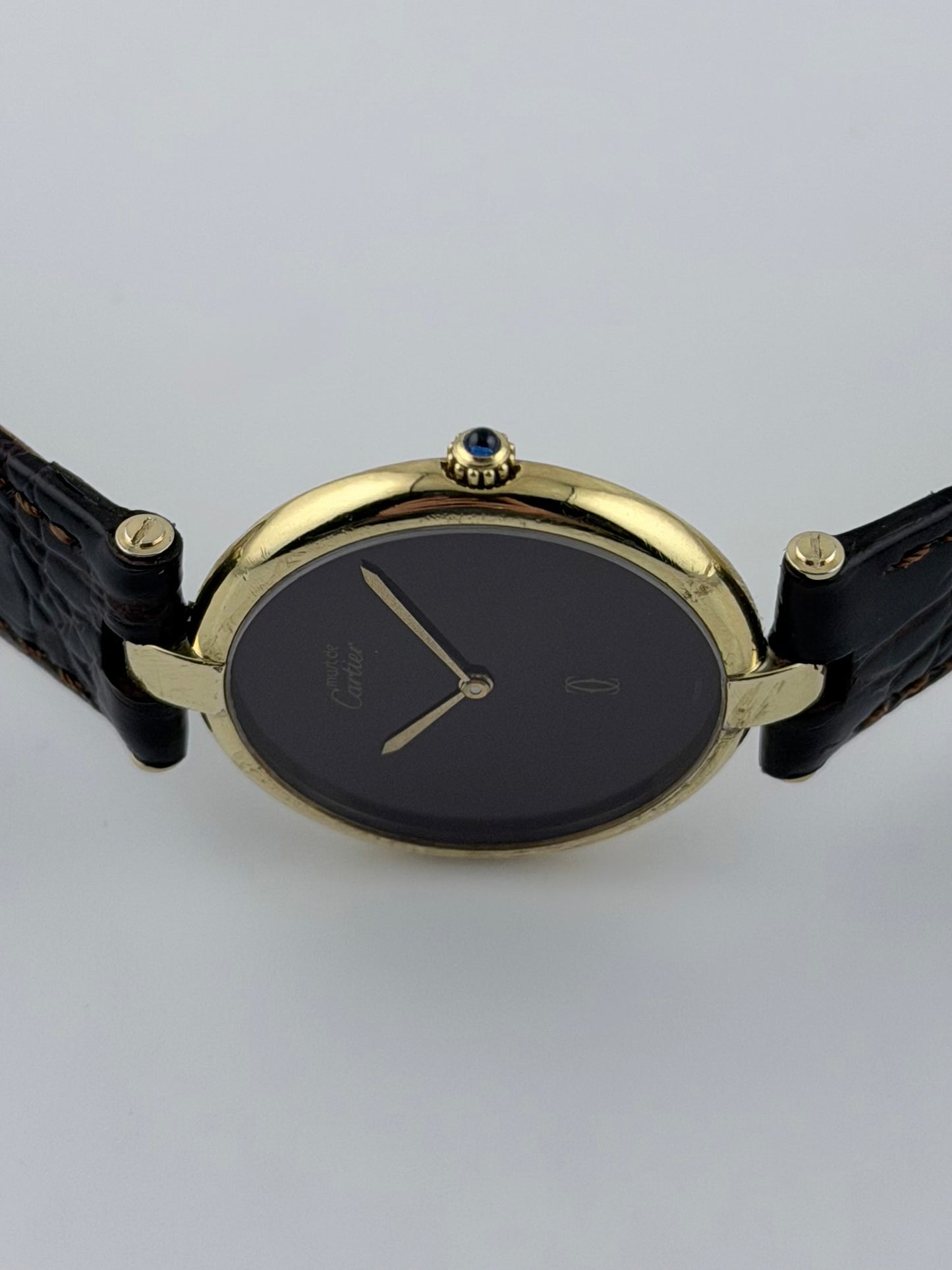 Cartier Must De Vendome Quartz - 17 - Burgundy Dial