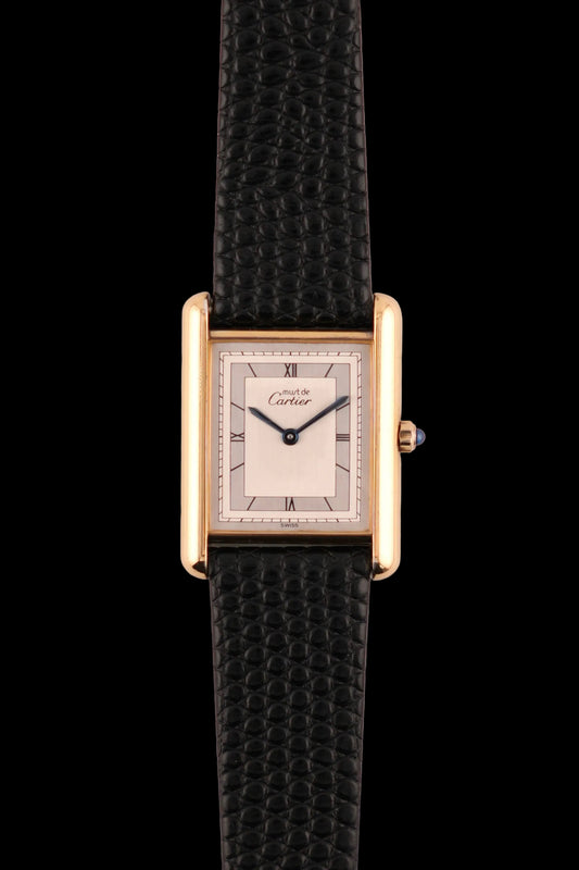 Cartier Must De Paris Tank Quartz - 6-81006 - Two-tone Dial