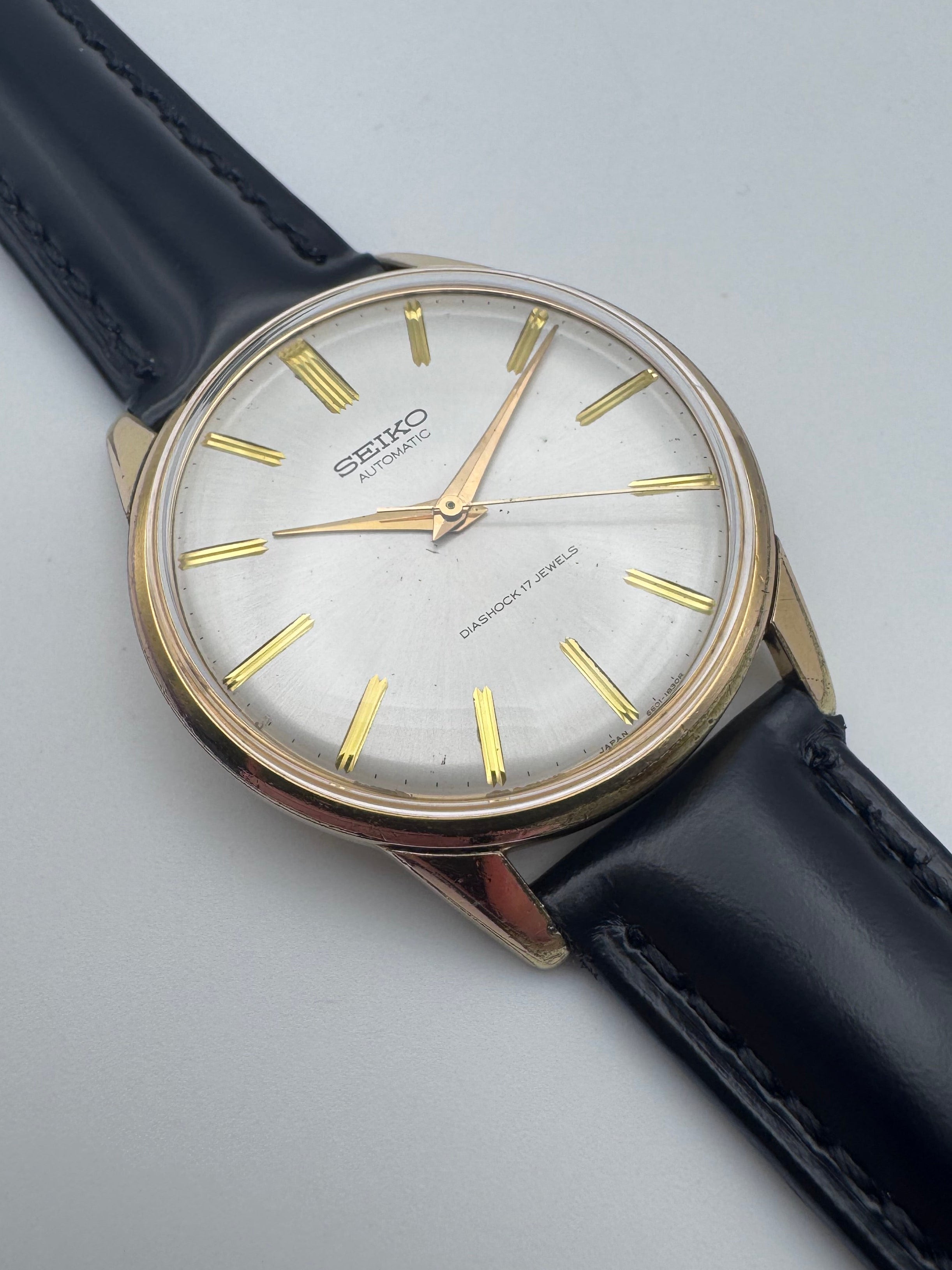 Seiko Automatic 17j 6601-1990 - Sunburst Dial – The Wrist Watcher
