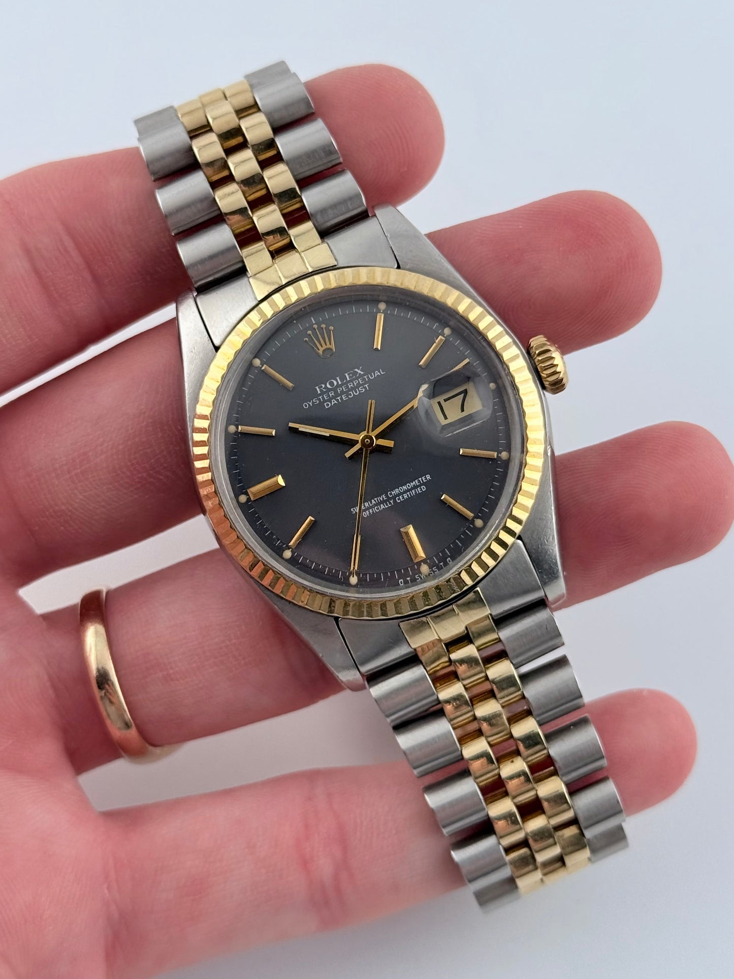 Rolex Datejust Oyster Perpetual - Two-Tone - 1601 - Sigma Dial