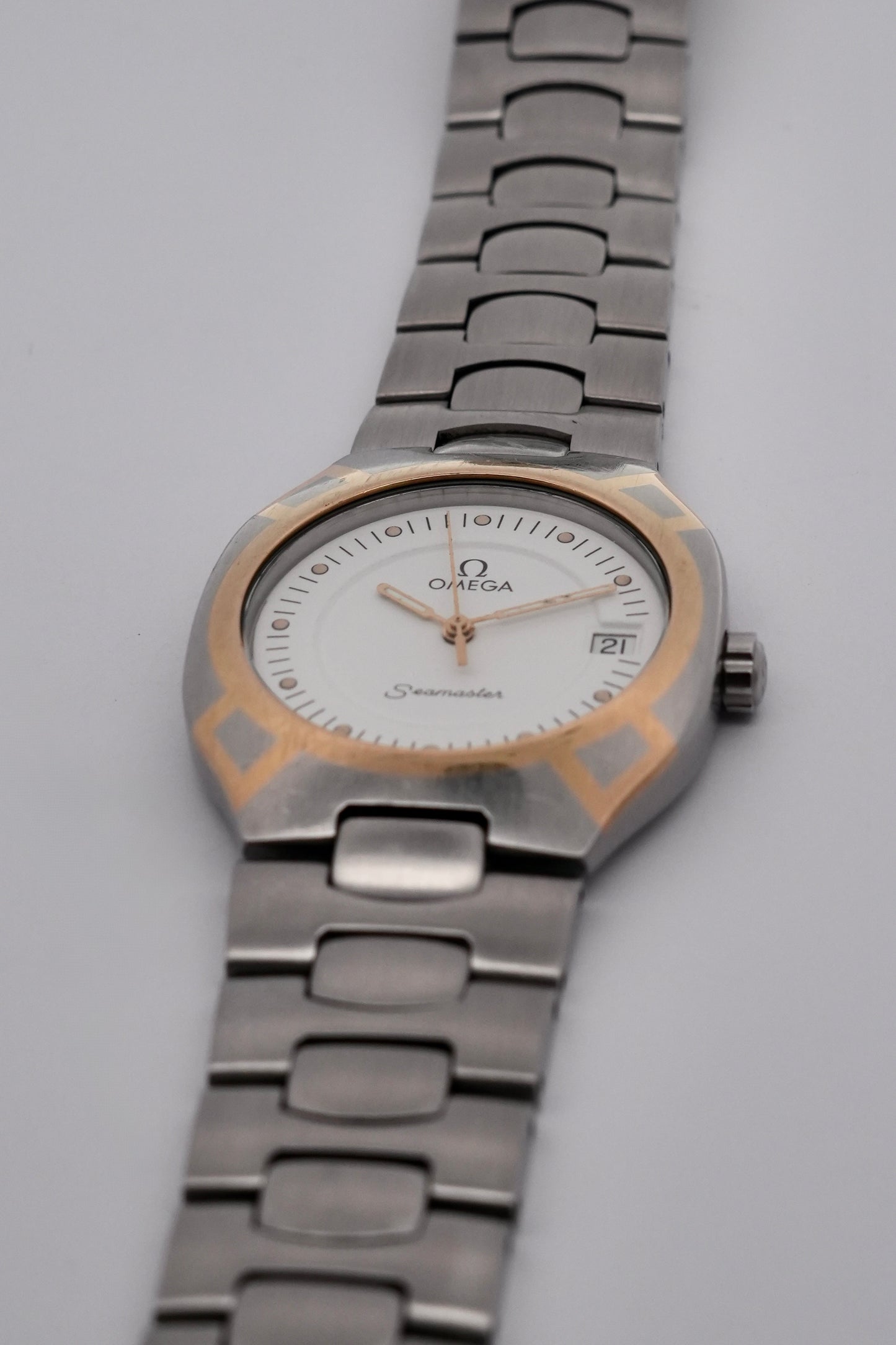 Omega Seamaster Polaris - Quartz - 396.1222 - 18ct Gold & Steel