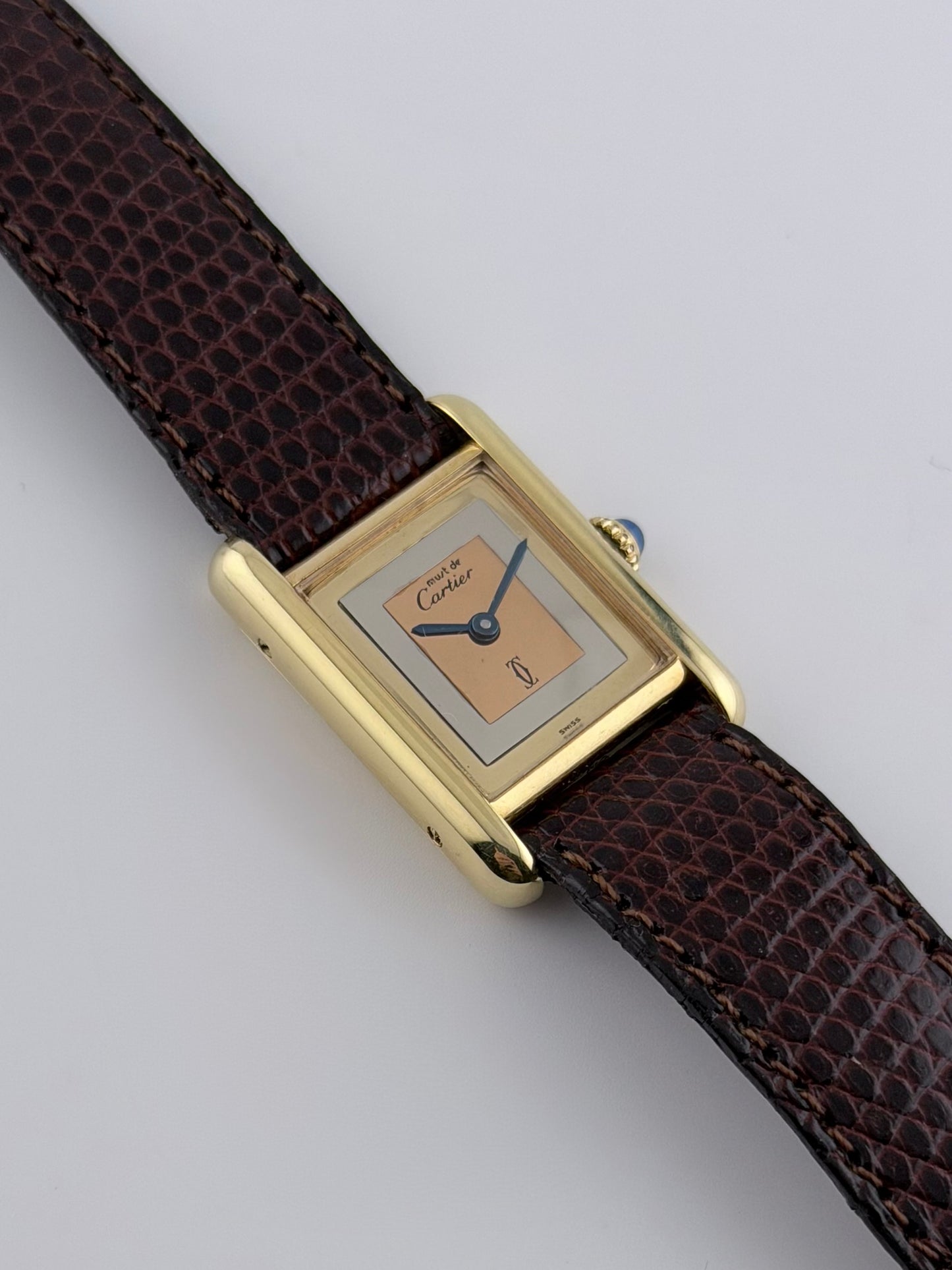 Cartier Must De Paris Tank Manual Wind - 3 - Trinity Dial - Ladies