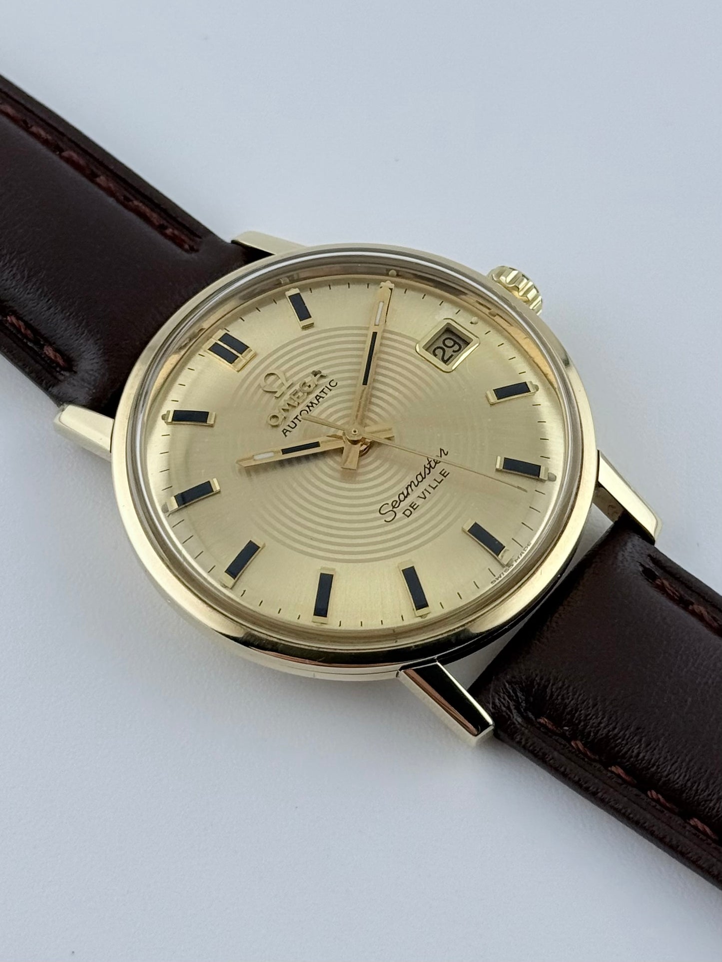 Omega Seamaster De Ville 9ct Automatic - Bullseye Dial - 166.020 - Extremely Rare!