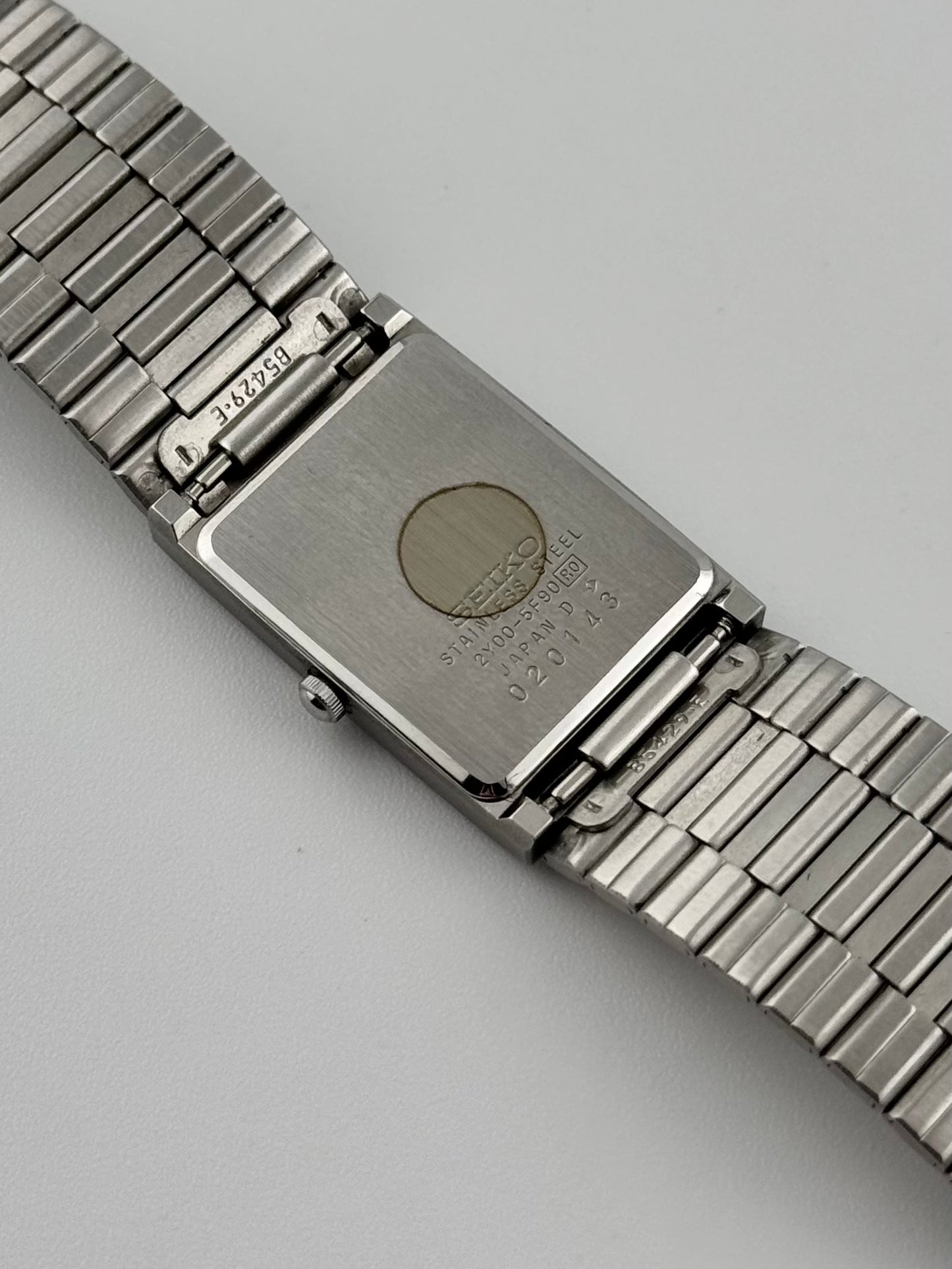 Seiko Half Moon Tank Quartz - Original Box - 2Y00-5F90