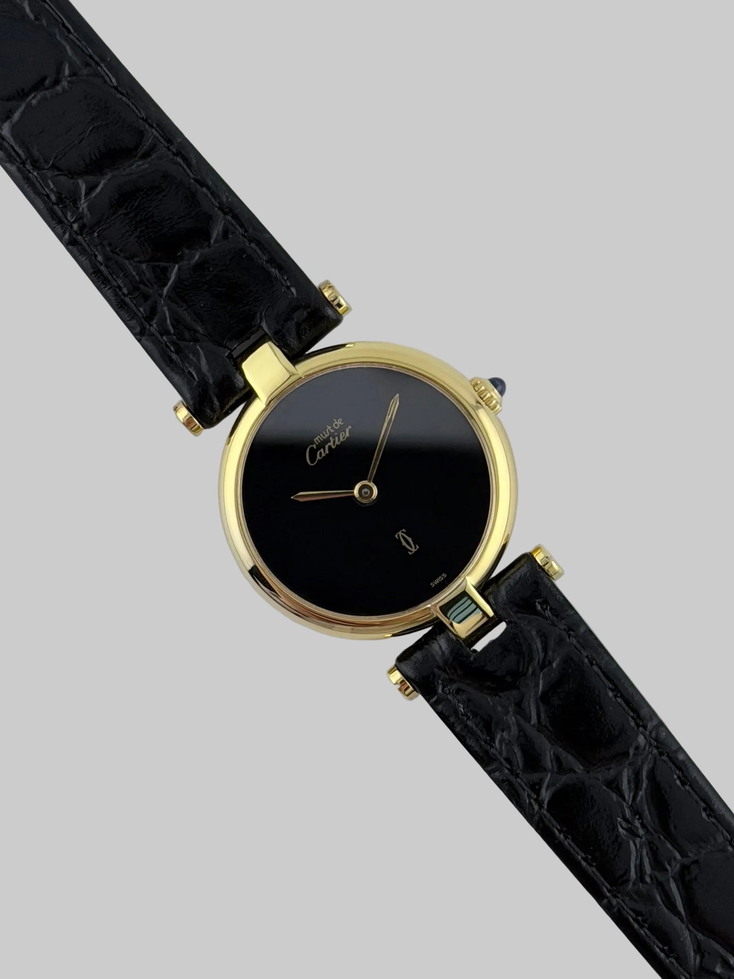 Cartier Must de Vendome Quartz - 18 - Onyx Dial - Ladies