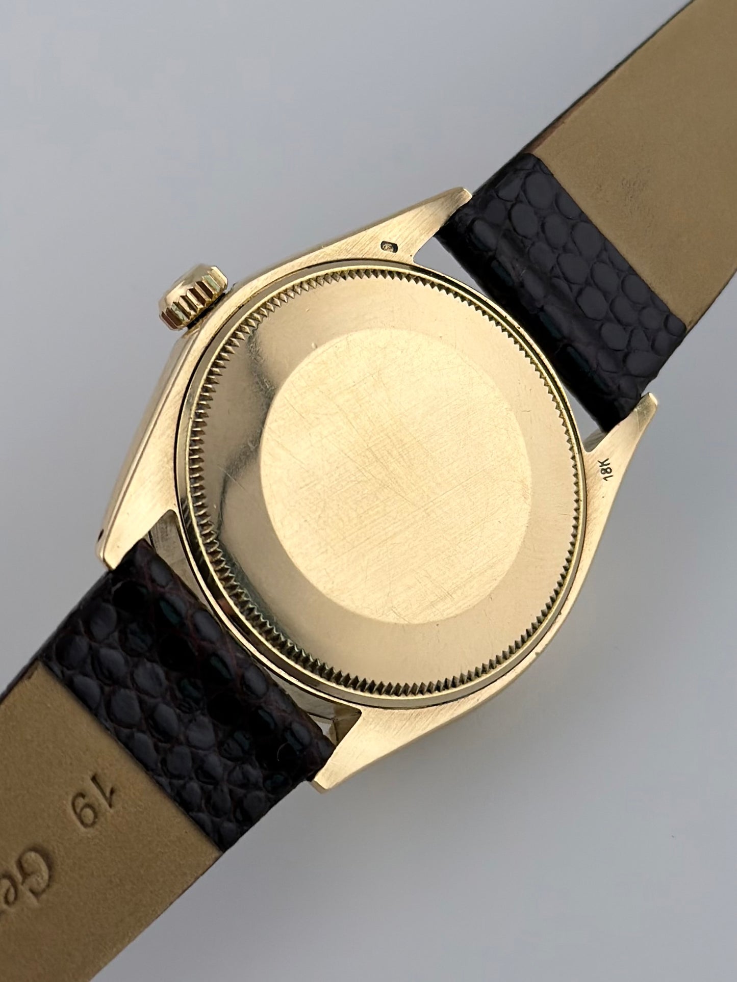 Rolex Oyster Perpetual Automatic 18kt Gold - 1030 - Rare Decorated Bezel