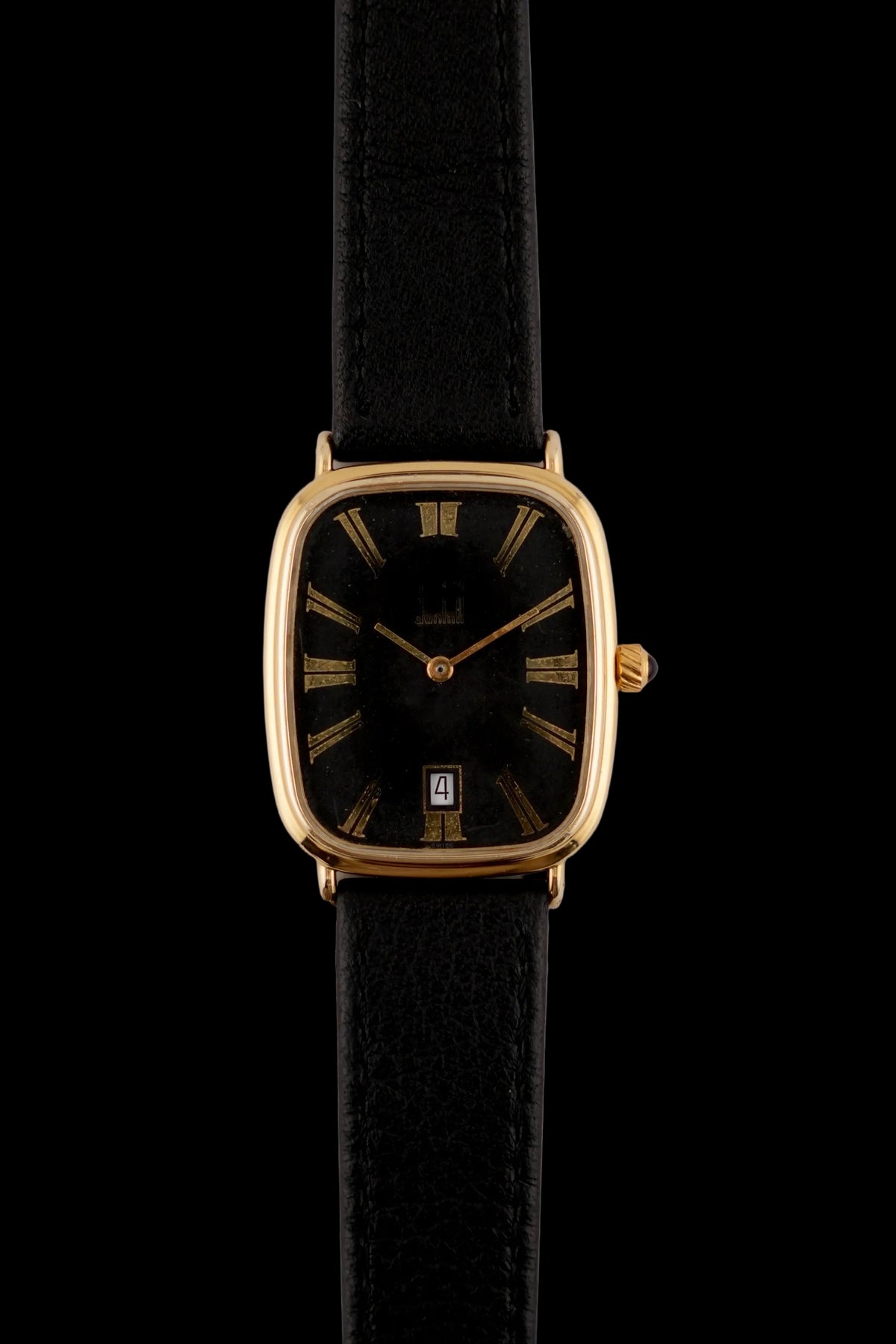 Dunhill Quartz Tank Date Gent’s Dress Watch
