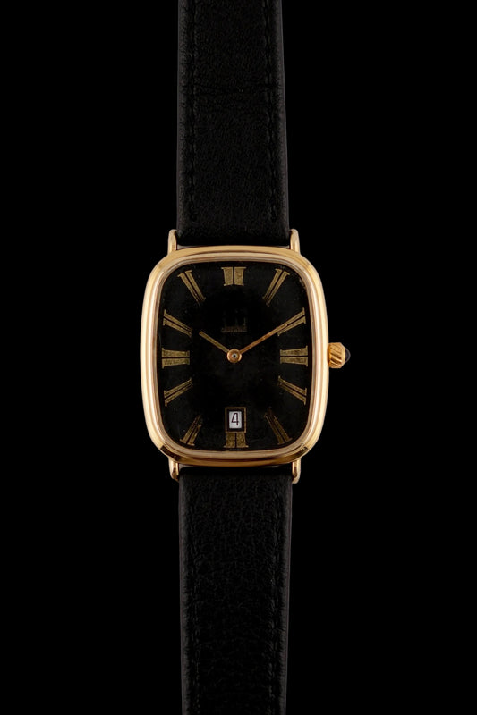 Dunhill Quartz Tank Date Gent’s Dress Watch