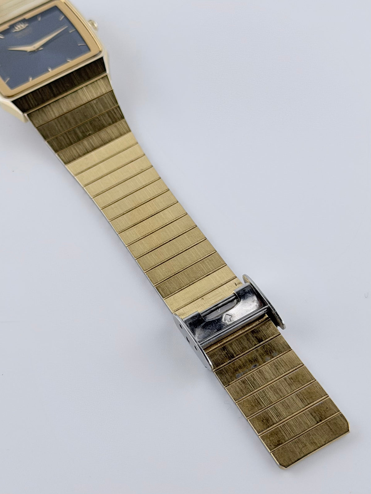 Seiko Tank Quartz Galaxy blue dial! - 6530-5520