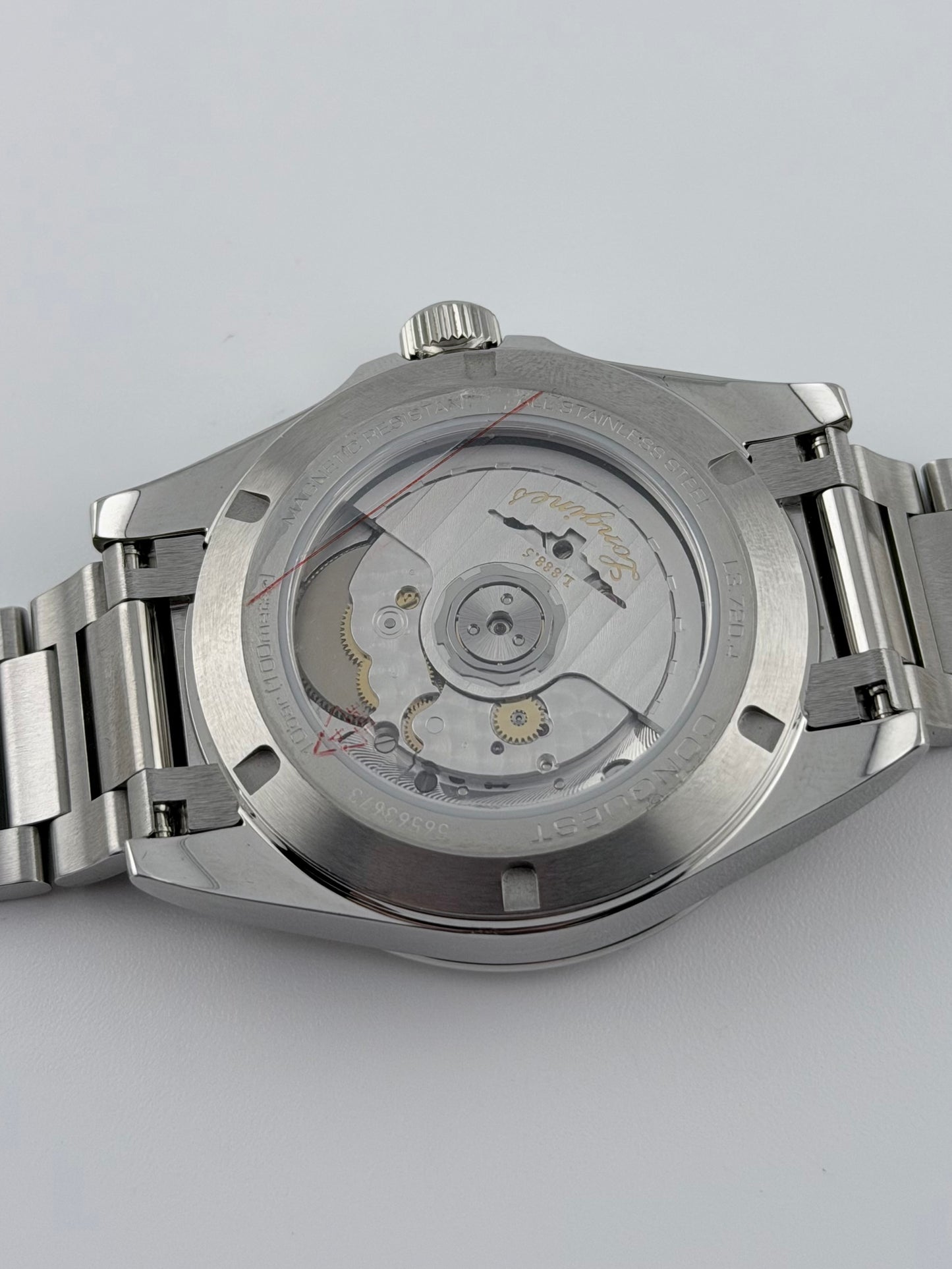 Longines Conquest Automatic Date L3.720.4 - Green Sunburst Dial