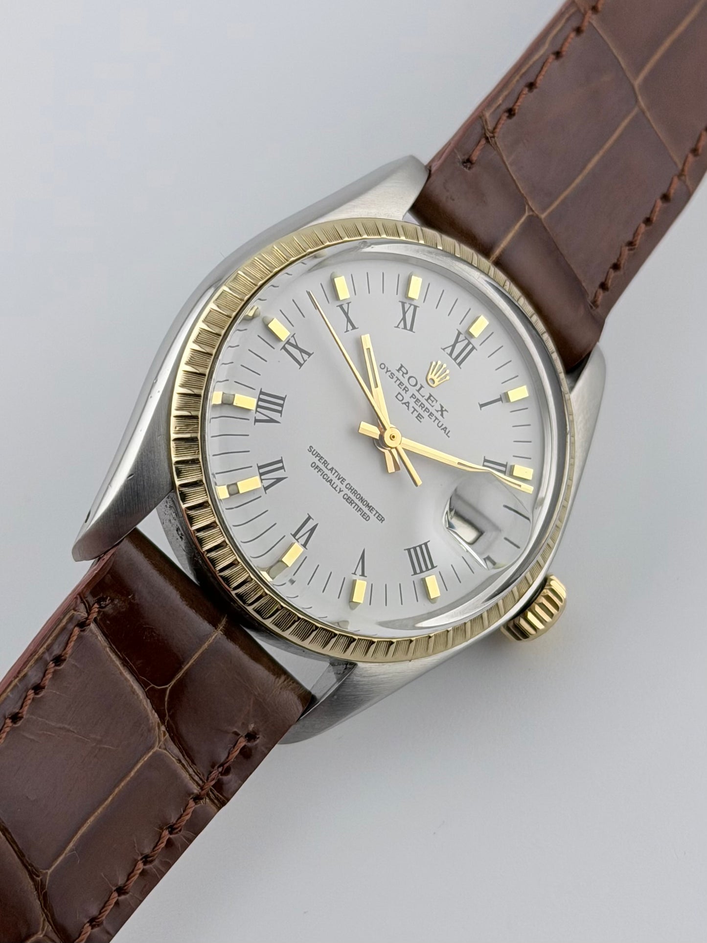 Rolex Oyster Perpetual Date Automatic - 1505 - Rare Buckley Dial