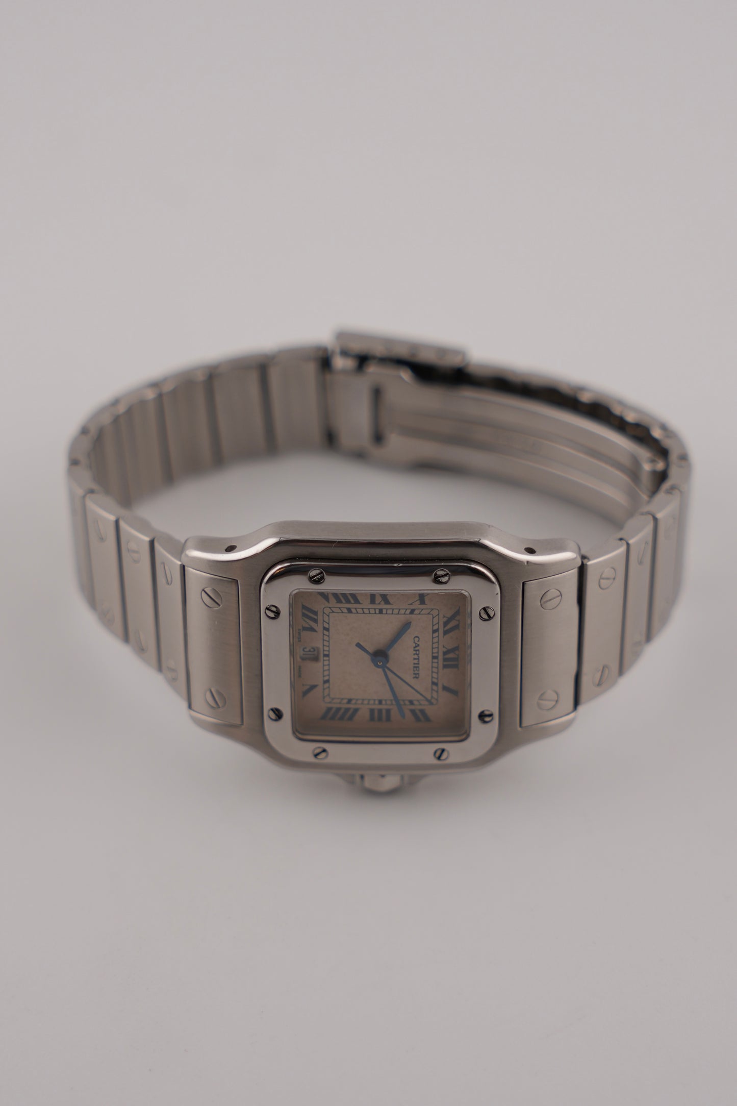 Cartier Santos Galbee Date Quartz - 987901