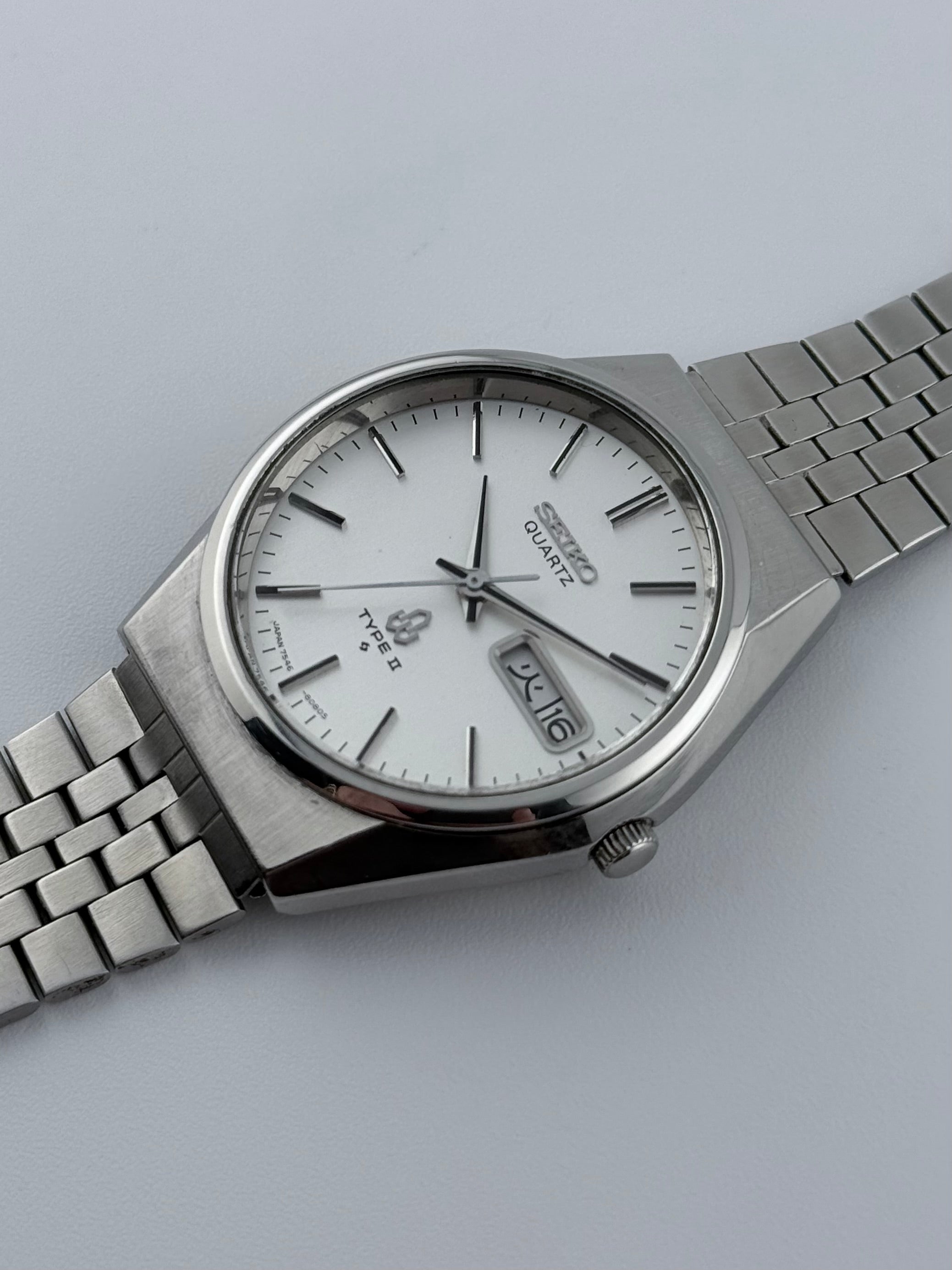 Seiko Type II Quartz Day-Date - 7546-8070 – The Wrist Watcher